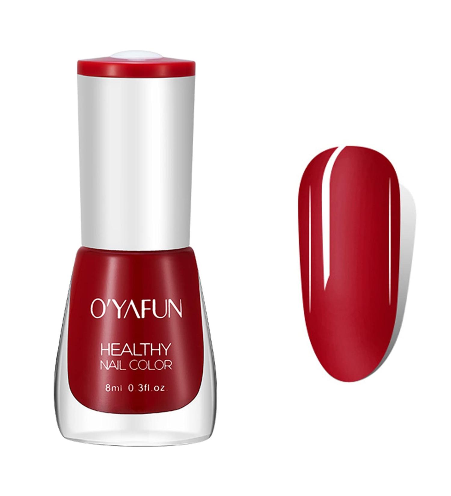 Vipomkowa Non-Toxic Nail Polish | Eco-Friendly Quick Dry Water-Based - 8ml (1 Pack) | Safe & Easy Pull-Off Color 19# - Buy Online on SooperMarket.com