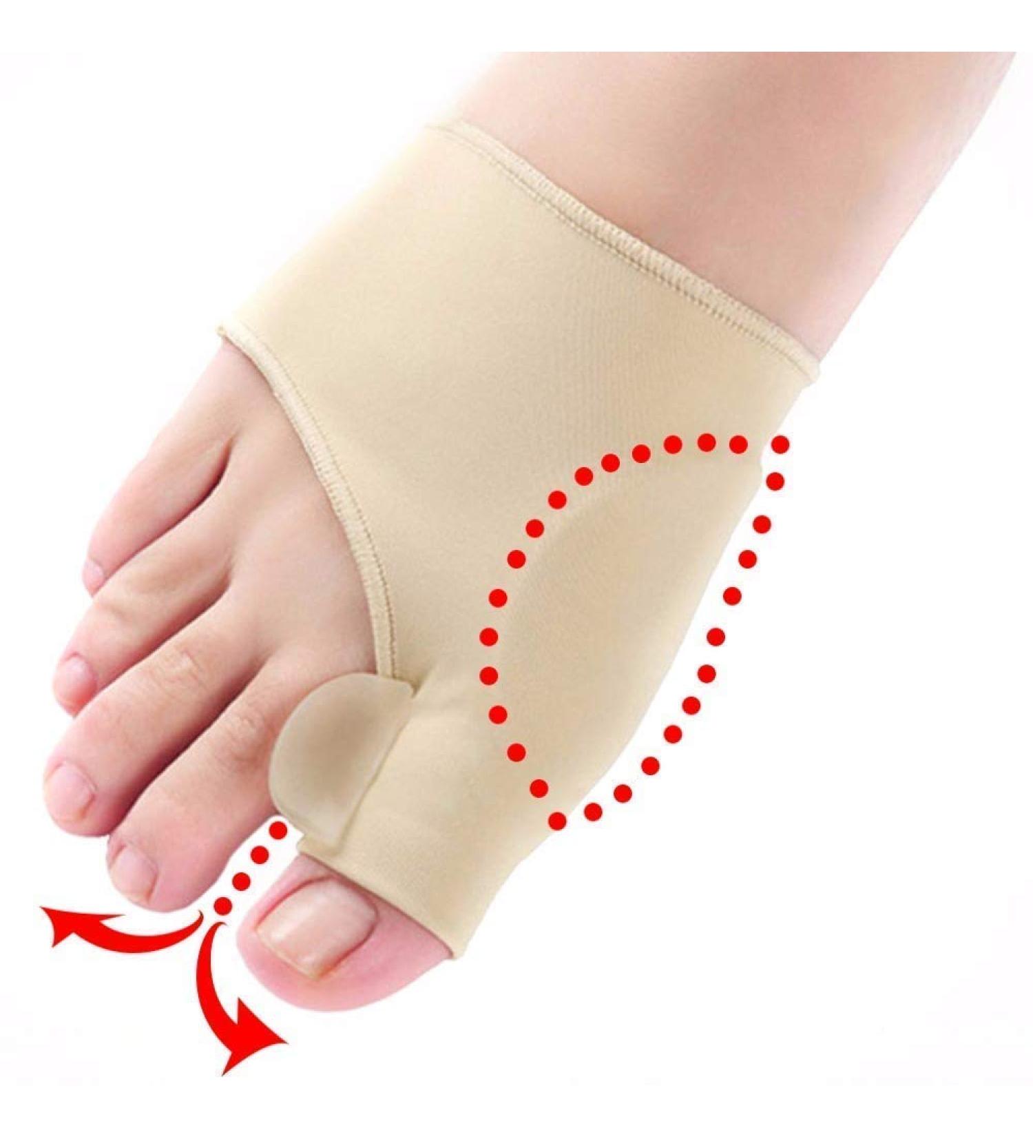 Silicone Toe Separator & Straightener for Hallux Valgus - Foot Brace Support - Buy Online on SooperMarket.com