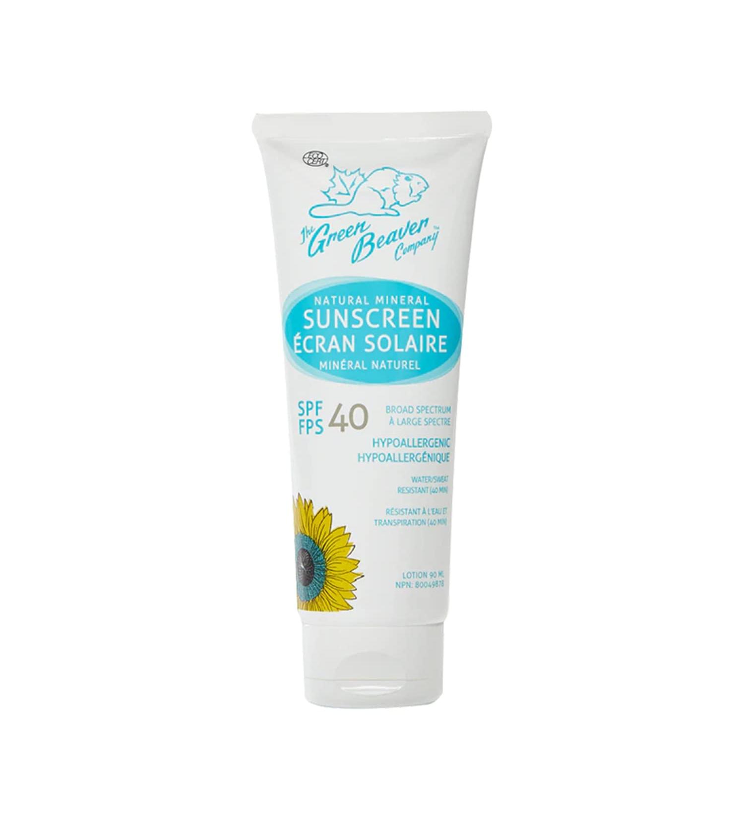 Green Beaver Moisturizing SPF 40 Natural Reef-Safe Sunscreen Lotion | Hypoallergenic Mineral Sunblock for All Skin Types - Buy Online on SooperMarket.com