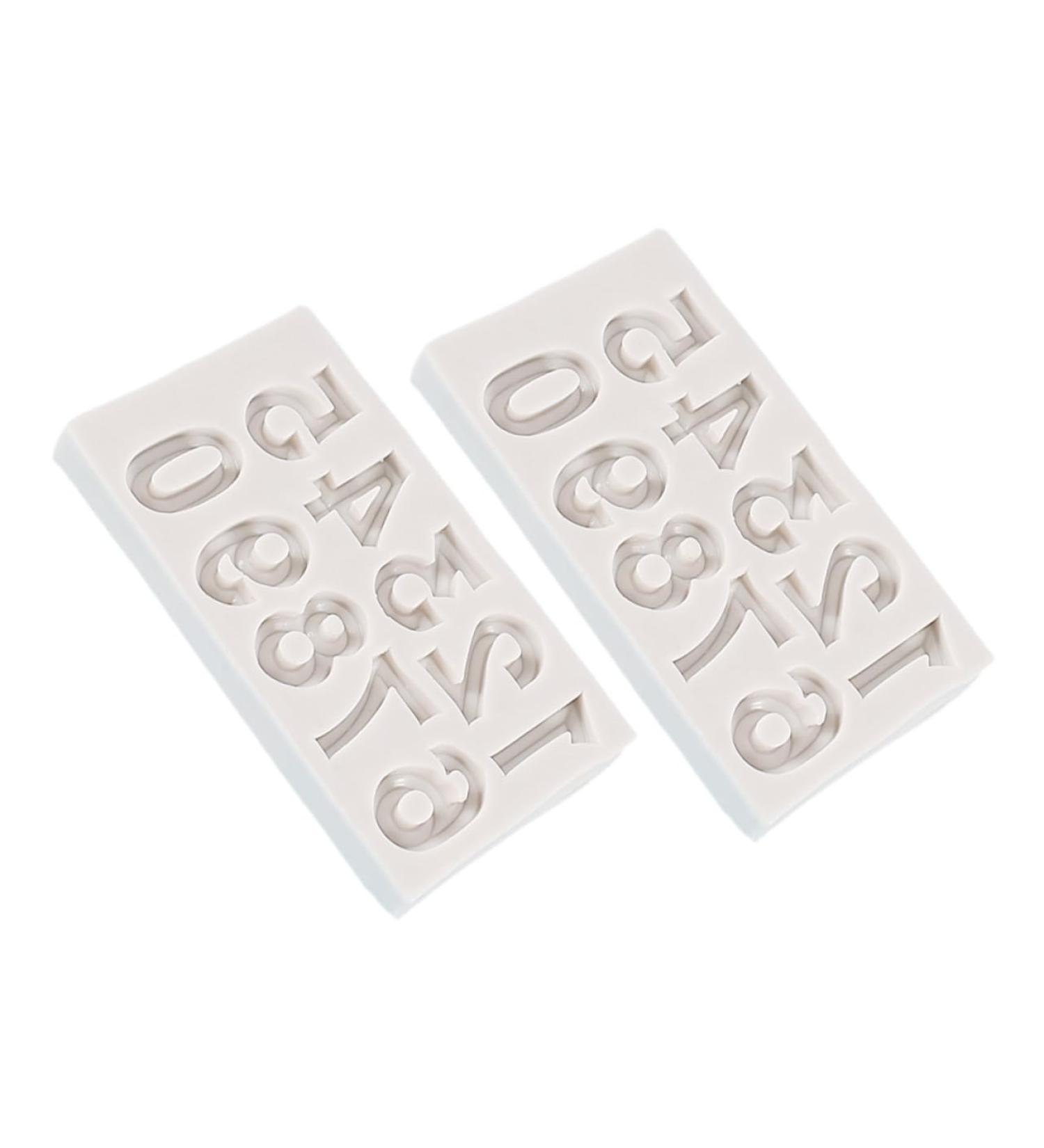 Alipis 2pcs Candle Molds Silicone Molds Baking Fondant Molds Silicone Cake Molds for Baking Tray 3D Fudge - Buy Online on SooperMarket.com