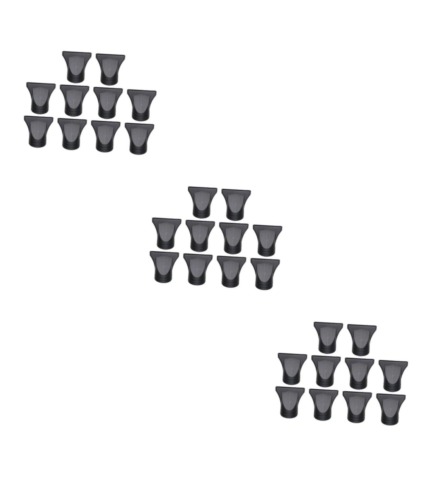 Healeved 30 Pcs Hair Dryer Nozzle Pp Black Modeling - Buy Online on SooperMarket.com