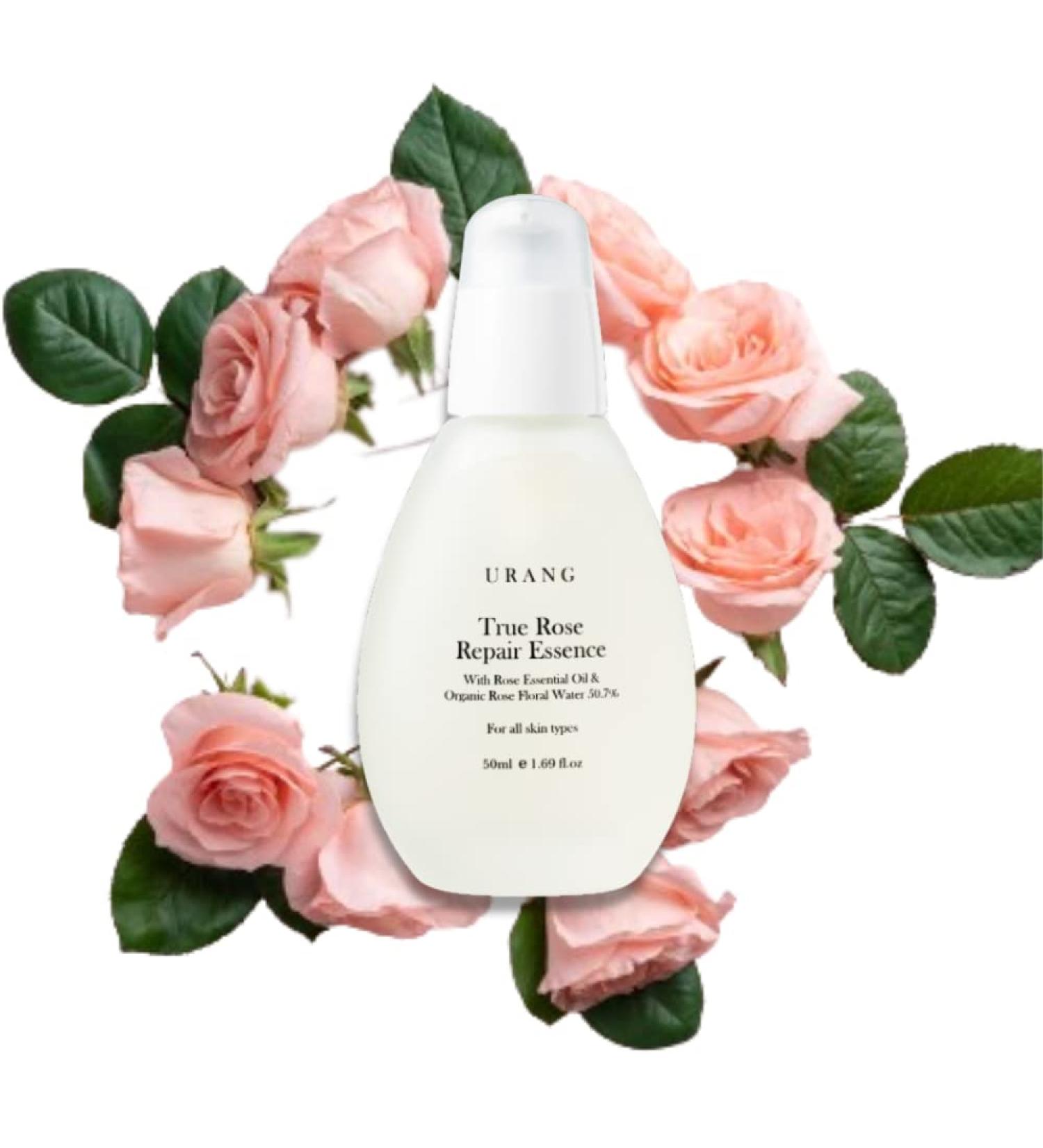 True Rose Repair Essence - Cosmos Natural Certified | Deep Healing Moisturizer with 50.7% Rosa Damascena & Rose Essential Oil | Soothes Redness | 1.69 Oz - Buy Online on SooperMarket.com