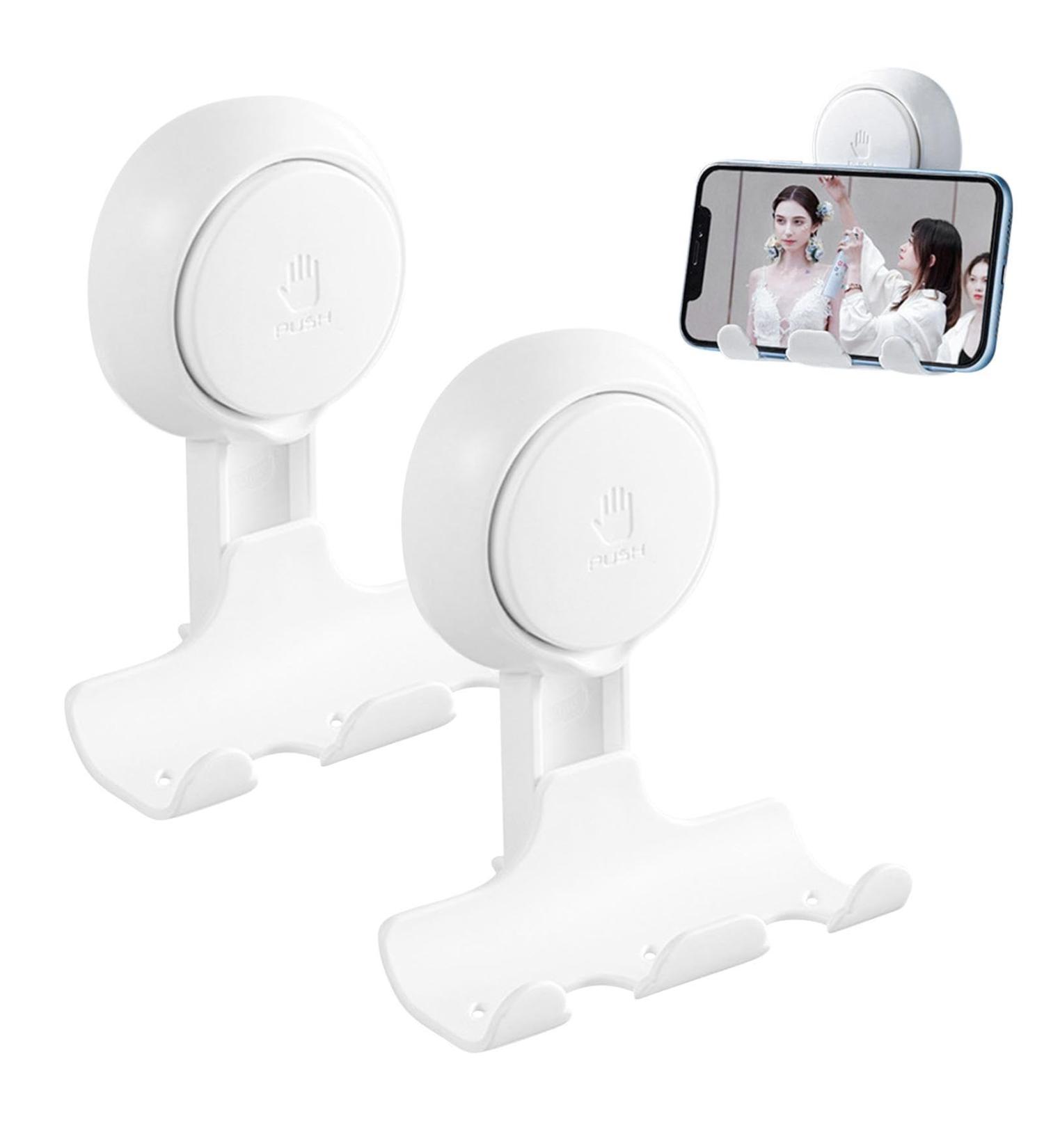 Vesone Shaver Holder | Self-Adhesive Shower Rasier Hanger | Reusable Hooks for Luffa Towels Hats & Coats - International Shipping - Buy Online on SooperMarket.com