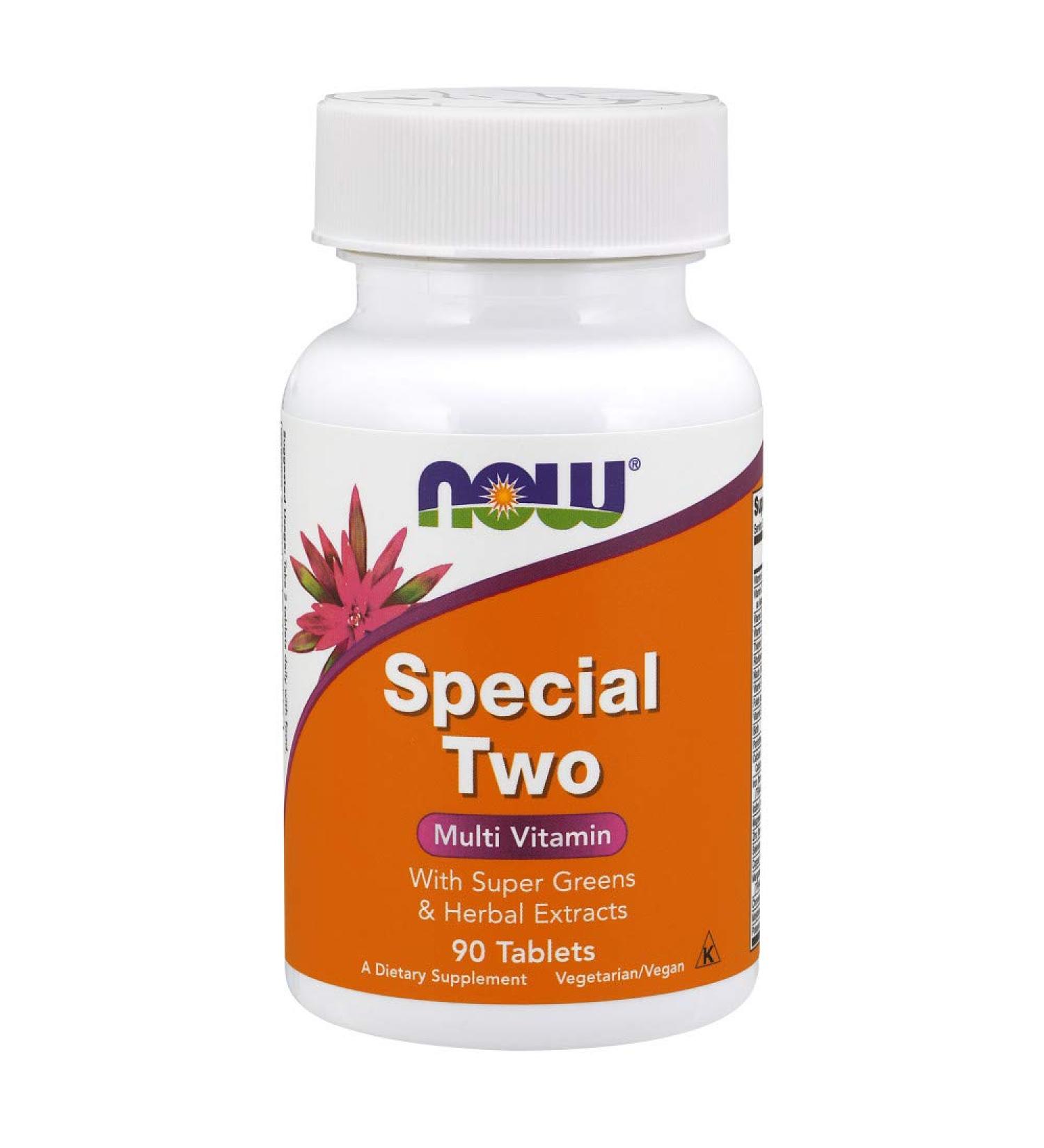 Now Foods Special Two Multivitamin 90 Tablets | Powerful Daily Nutrients - Buy Online on SooperMarket.com