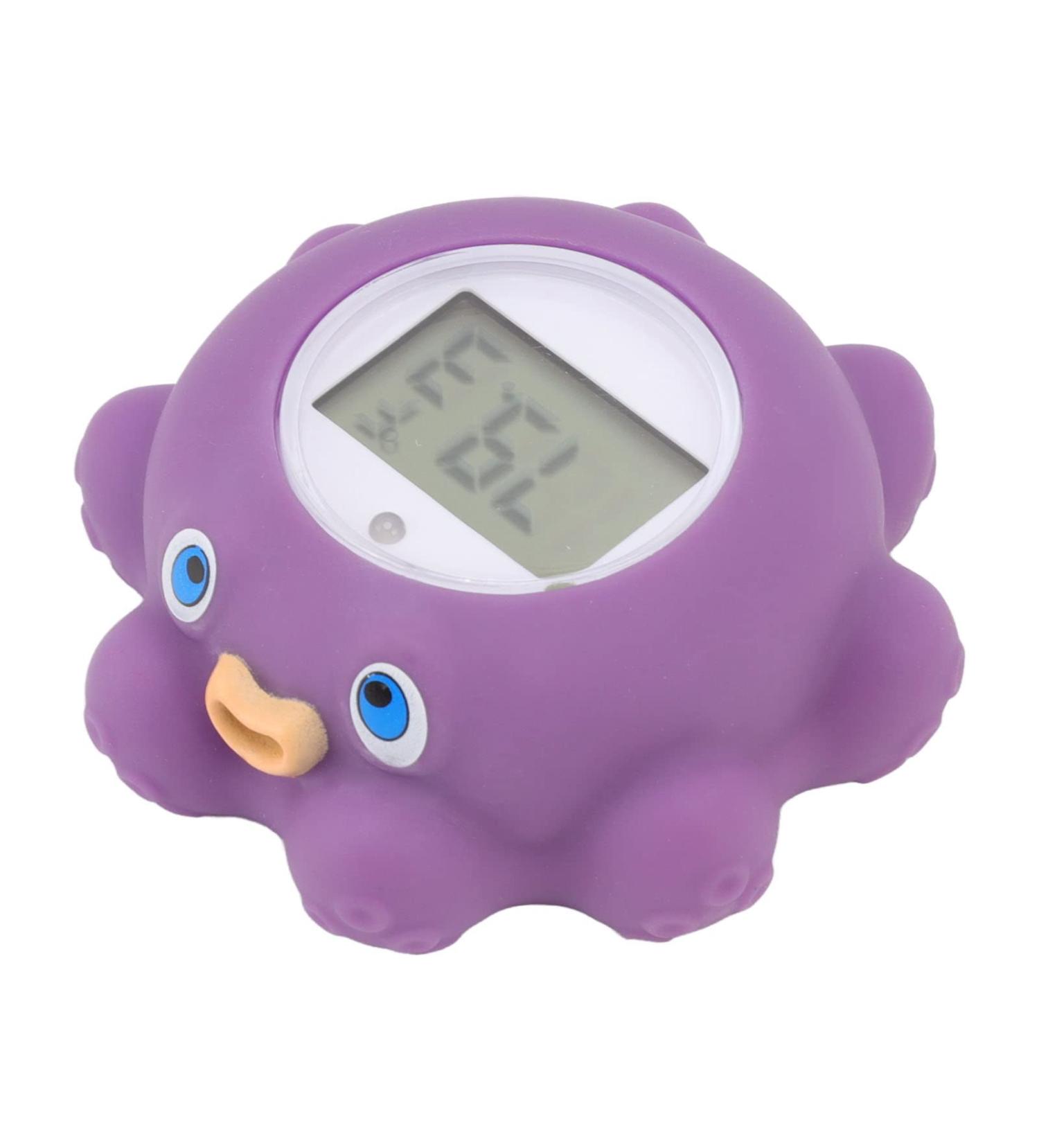 Baby Bath Thermometer - Cute Octopus Floating Toy with Intelligent Timing Alarm - Buy Online on SooperMarket.com