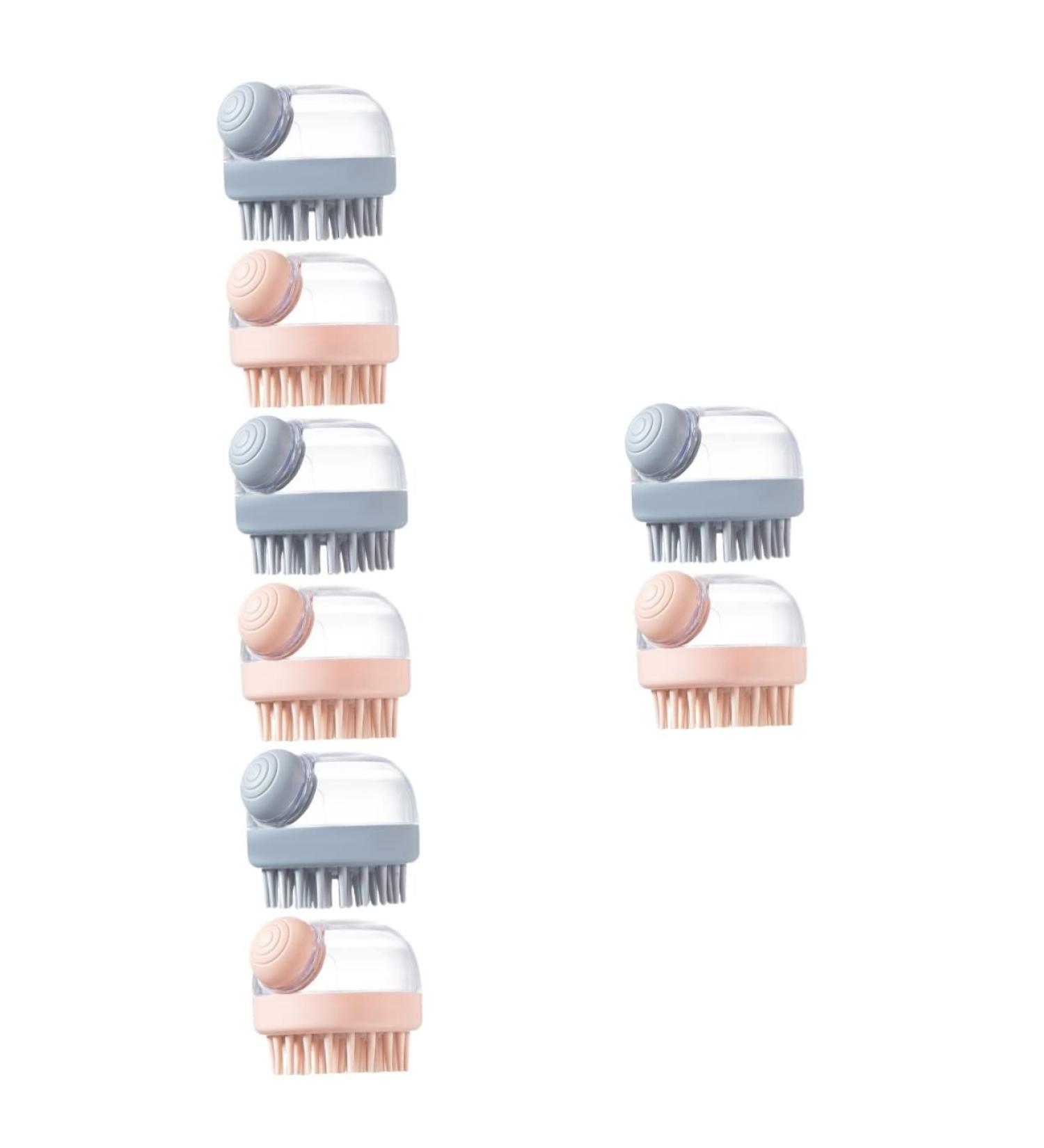 8 Pcs FRCOLOR Massage Shampoo Scalp Scrubber & Massager Set - Buy Online on SooperMarket.com