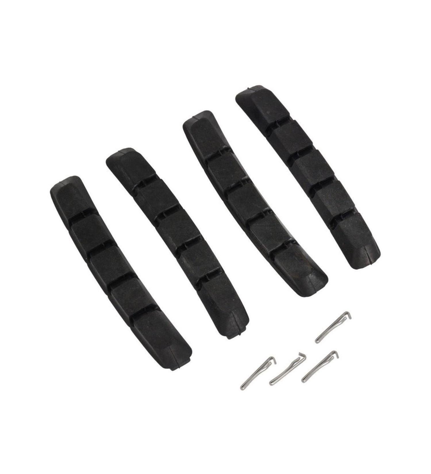 SHIMANO 2 Pairs V-Brake Pads XTR/XT/LX/Deore S70C Severe with Safety Pin