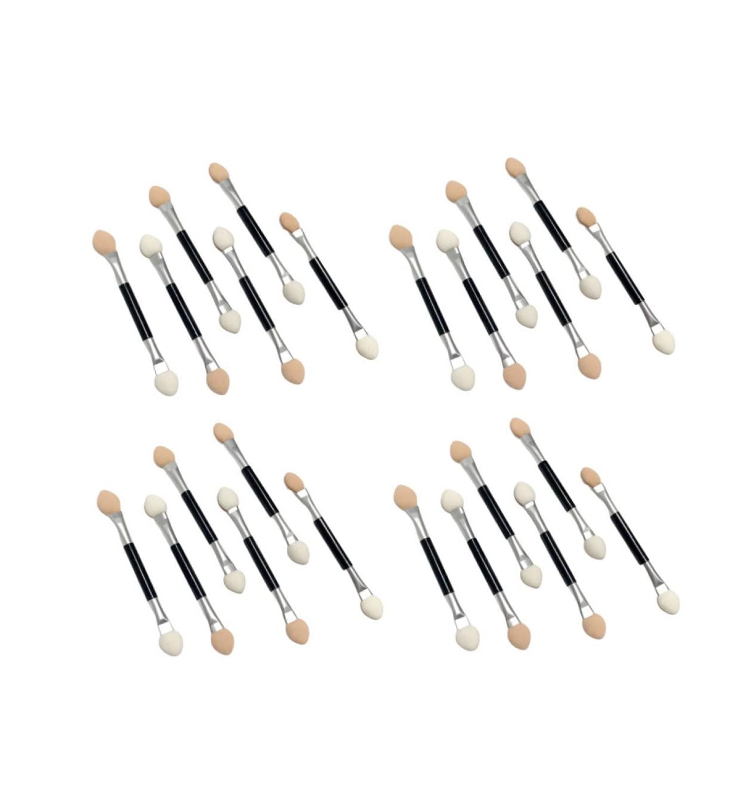 Mikinona 30pcs Women Eyeshadow Brush Double Head Eyeshadow Sponge Cosmetic Brush Kit Face Blush - Buy Online on SooperMarket.com