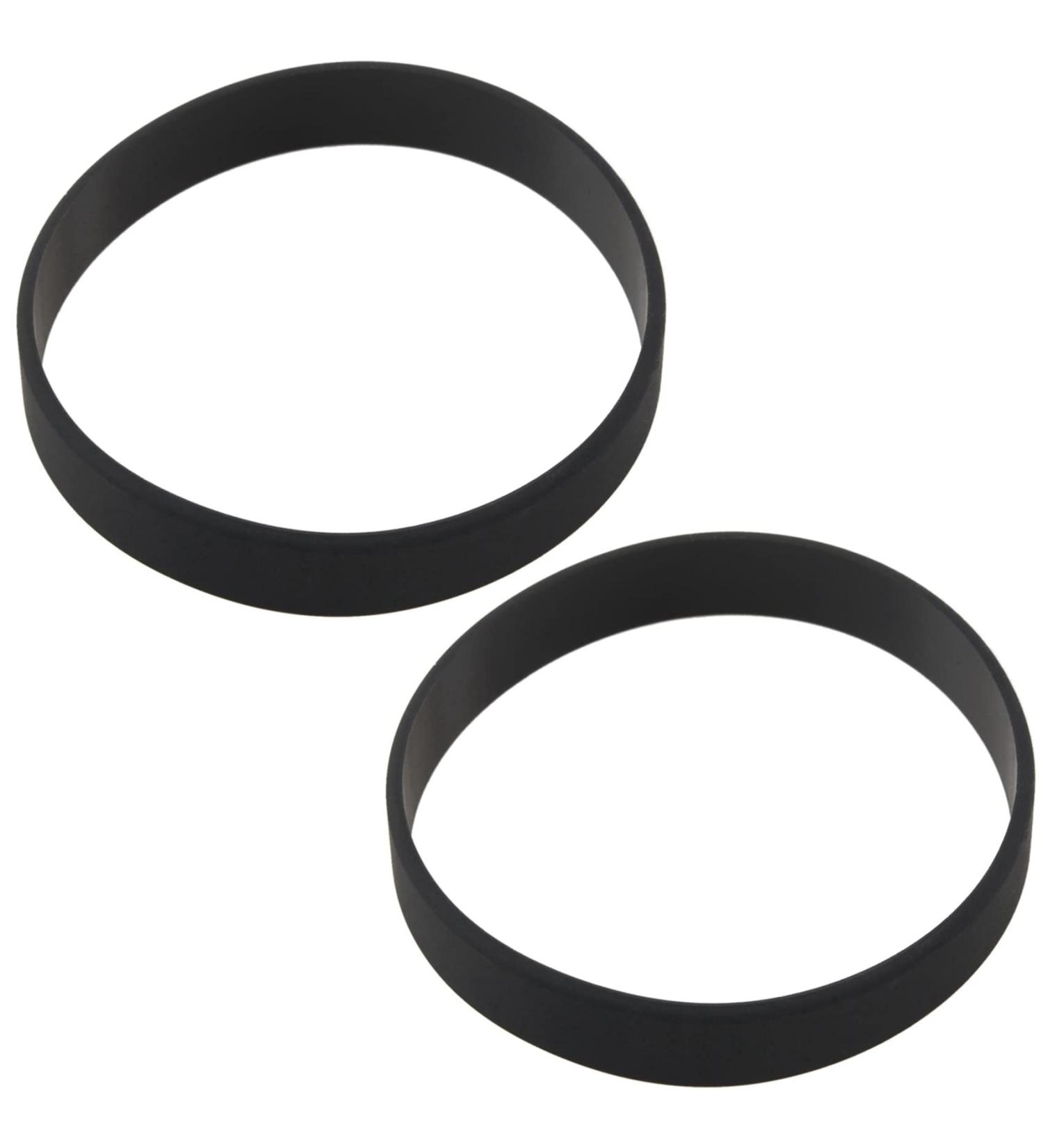 Dawafit 2x Fashion Silicone Rubber Band Elastic Black Bracelet Bangle for Men & Women | International Shipping Available - Buy Online on SooperMarket.com