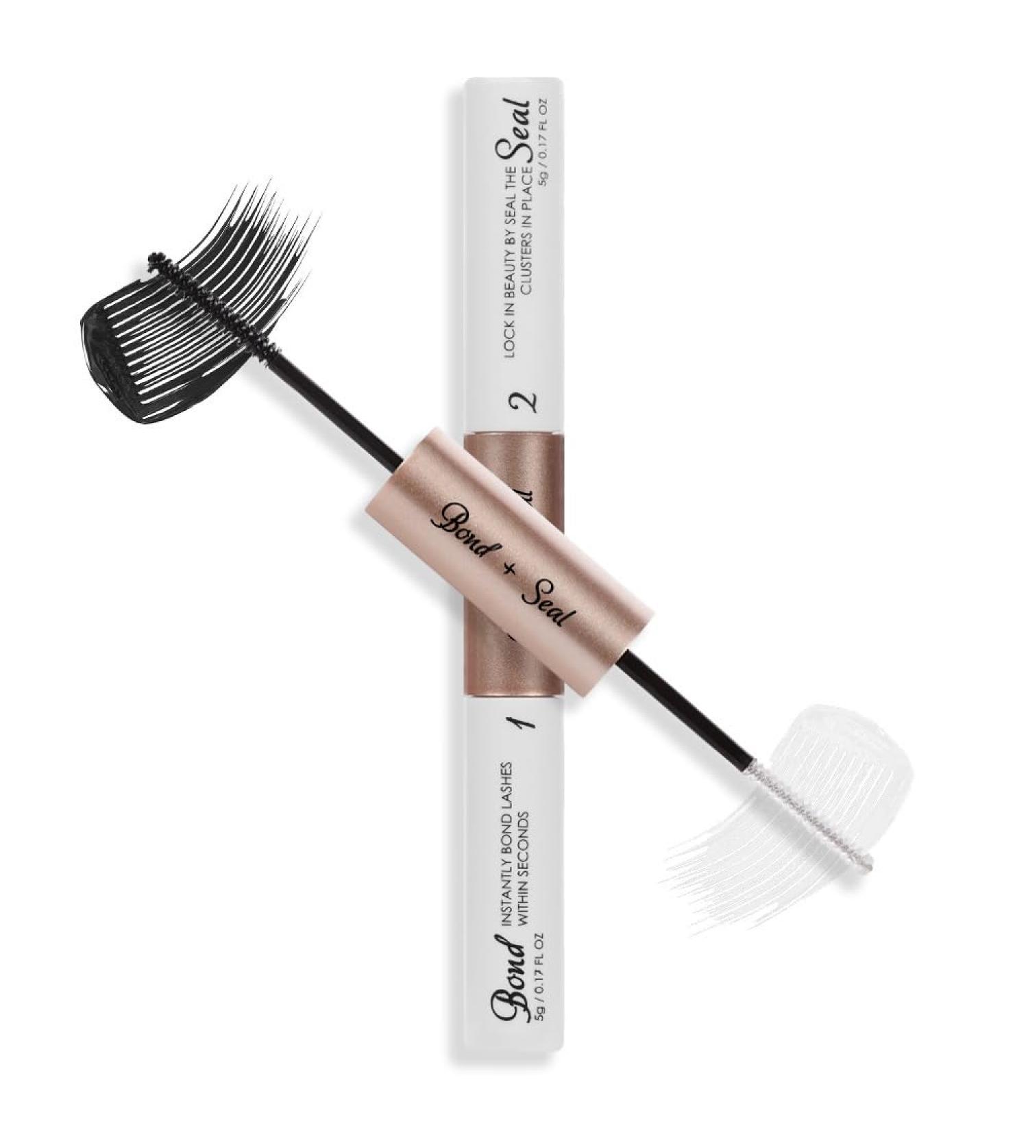 Lashes Bond and Seal - Waterproof Cluster Lash Glue for Individual Lashes | Long Retention | Latex-Free Eyelash Extensions Glue | DIY Applications - Buy Online on SooperMarket.com