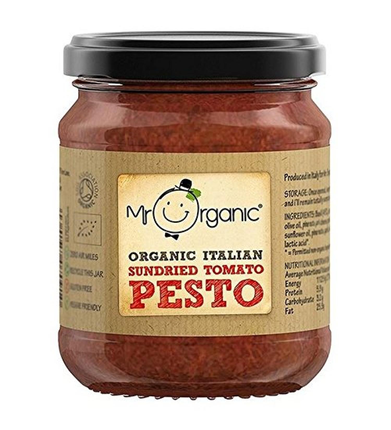 Mr Organic Sundried Tomato Pesto 130g (Pack of 6)