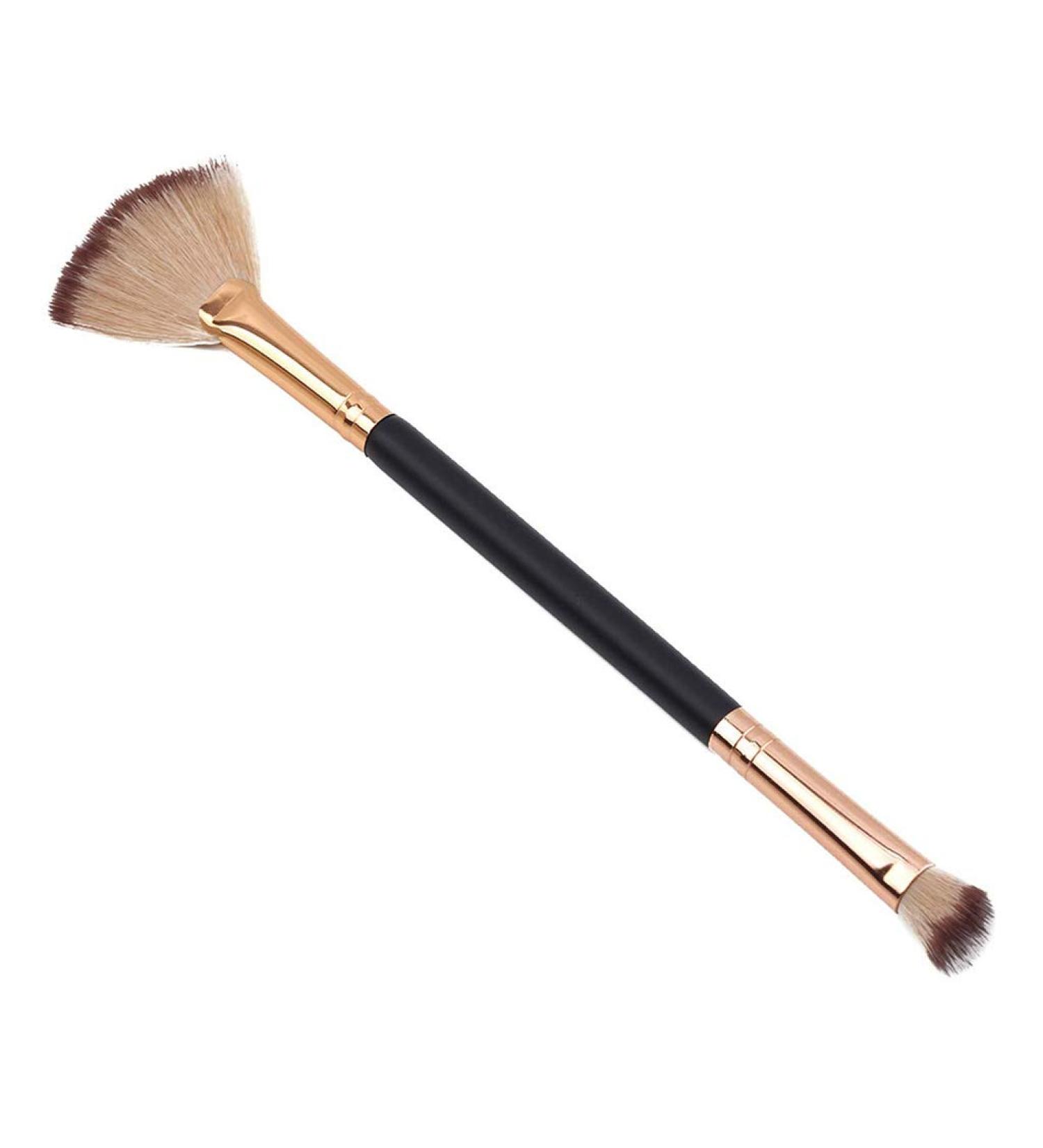 Women Portable Slim Doubl-Head Eyeshadow Makeup Brush Beauty ToolsTricolorHigh - Buy Online on SooperMarket.com