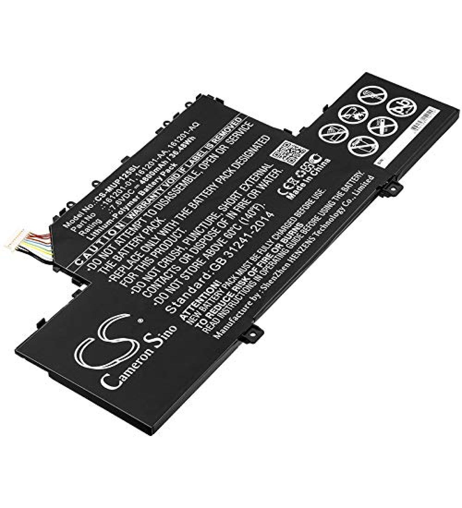 Buy 4800mAh 7.6V Battery Replacement for Air 12.5 - 161201-AA 161201-AQ R10B01W 161201-01 | Fast International Shipping - Buy Online on SooperMarket.com