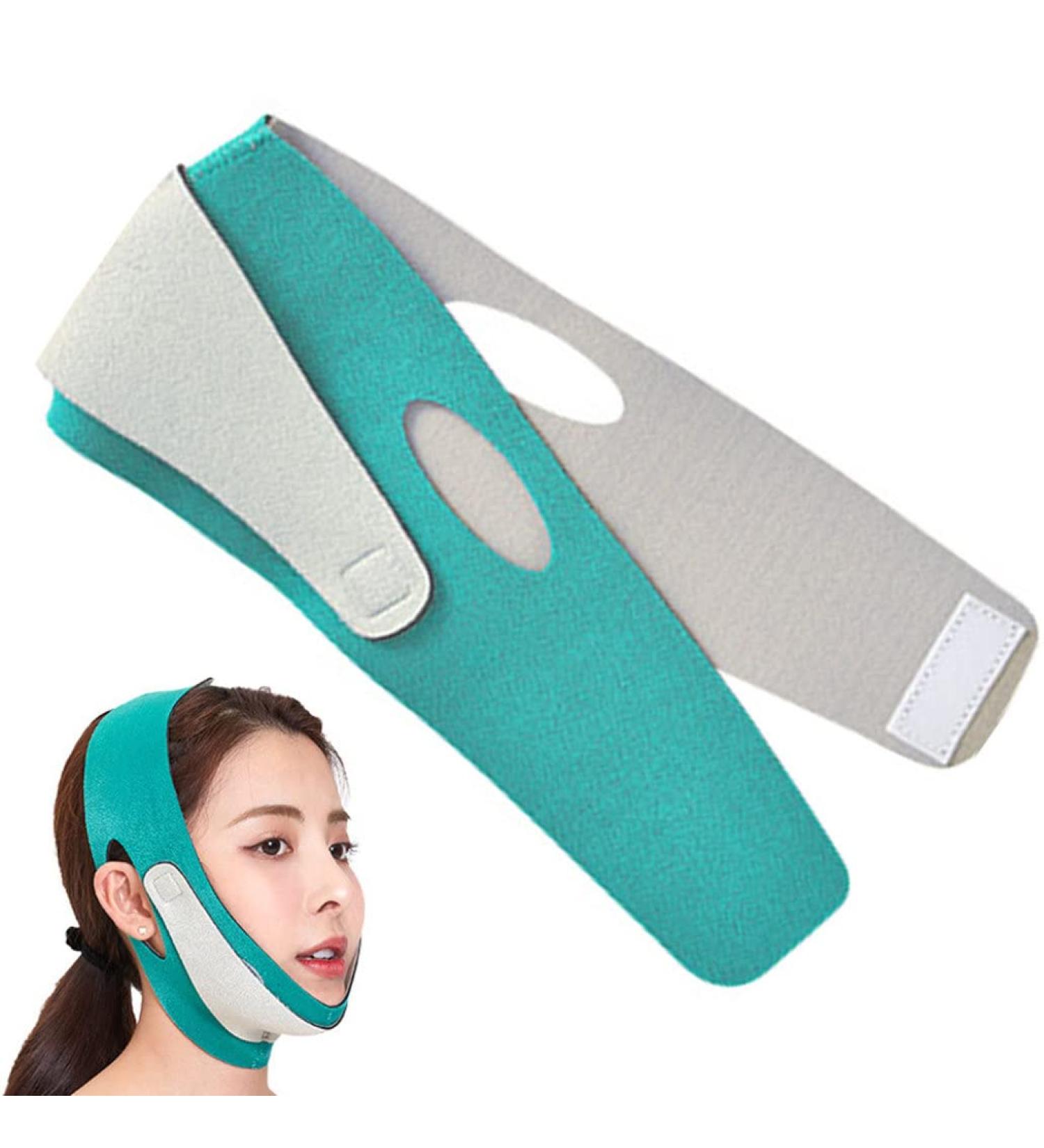 Face Lifting Belt - Double Chin Reducer & V-Shaped Slimming Bandage for a Defined Jawline - Shop Now - Buy Online on SooperMarket.com