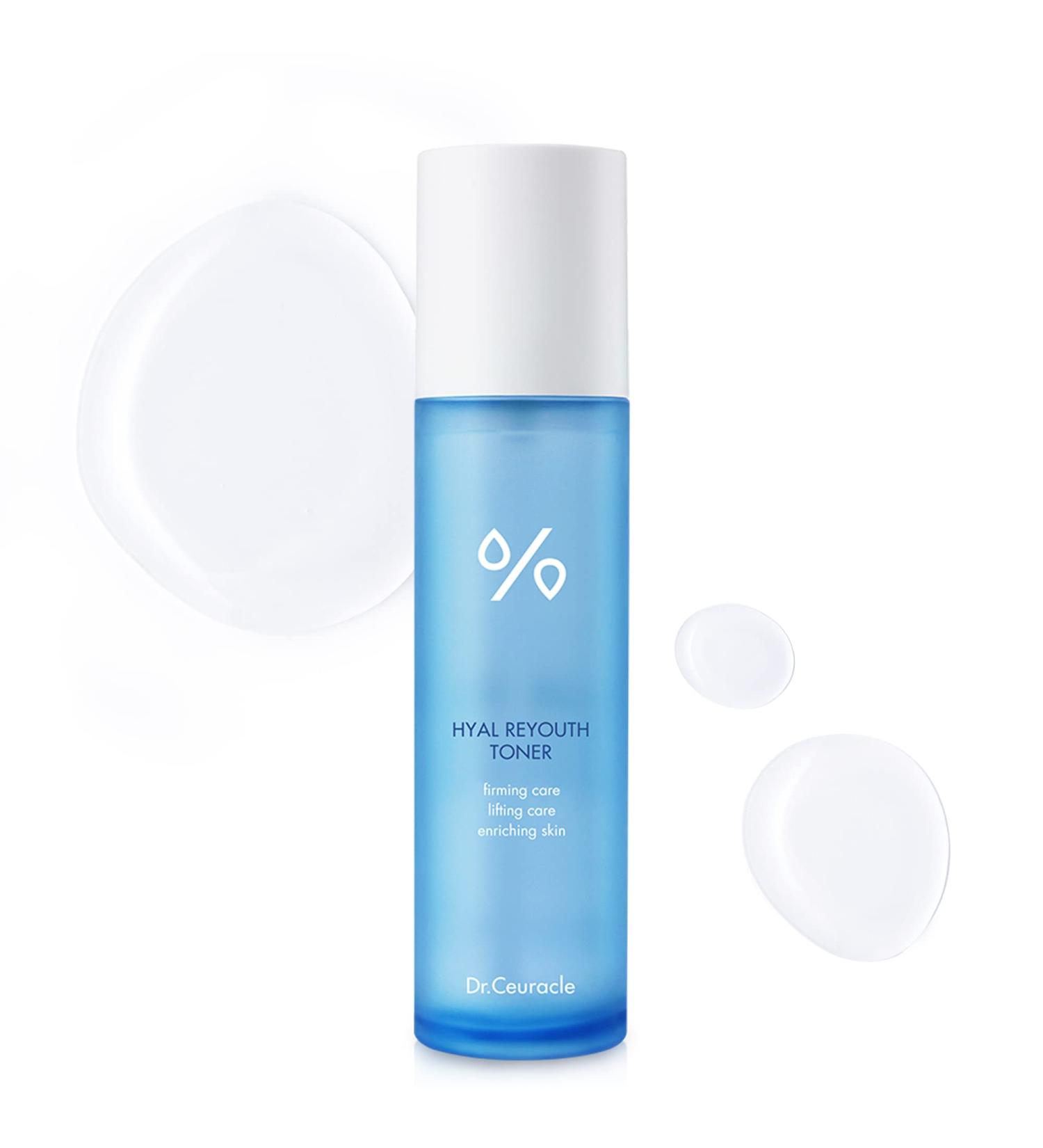 Dr.Ceuracle Hyal Reyouth Toner - Fast Absorbing Hydration Hyaluronic Acid & Panthenol for Radiant Skin | Moisturizing & Firming for Dry/Combination Skin - Buy Online on SooperMarket.com