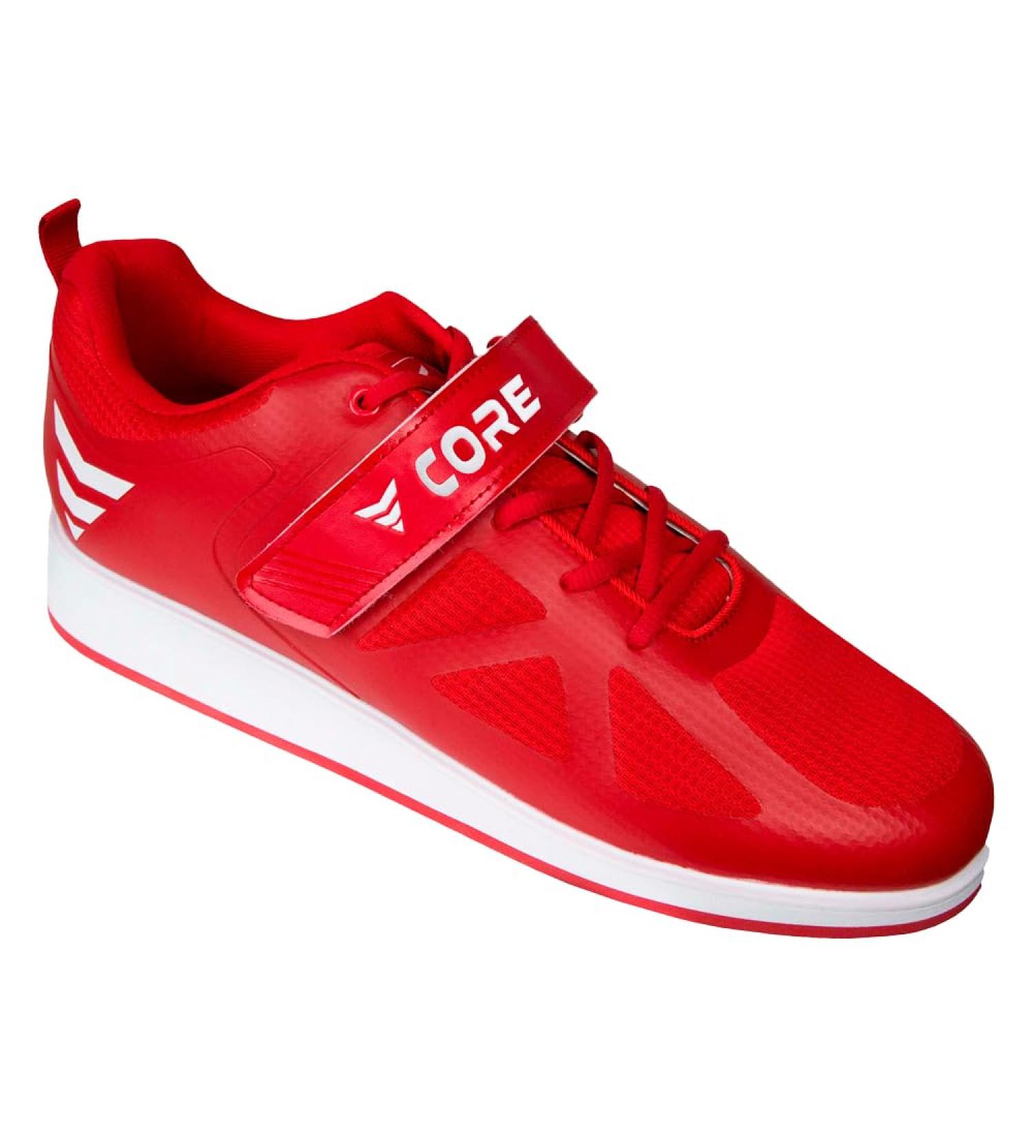 Northcore Weightlifting Shoes for Men & Women | Powerlifting & Bodybuilding Squat Shoes | Cross Lifting Footwear - EU Size 45 Red/White - Buy Online on SooperMarket.com