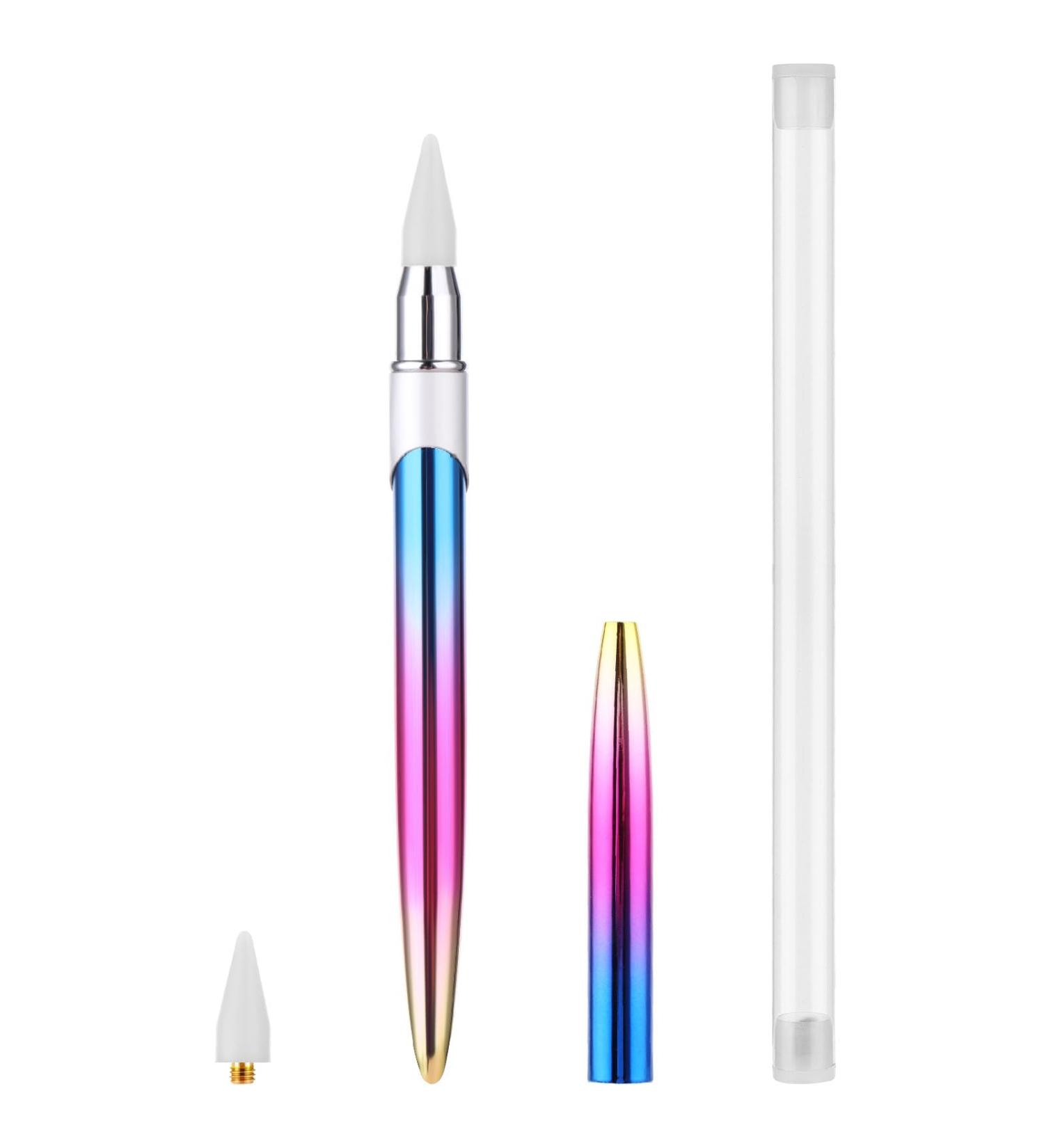 TIESOME Rhinestone Picker Tool with Wax Tip Nail Rhinestone Picker Dotting Wax Pen Nail Dotting Tool Rhinestone Pickup Applicator Tool Gem Picker Tool for DIY Nail Art - Buy Online on SooperMarket.com