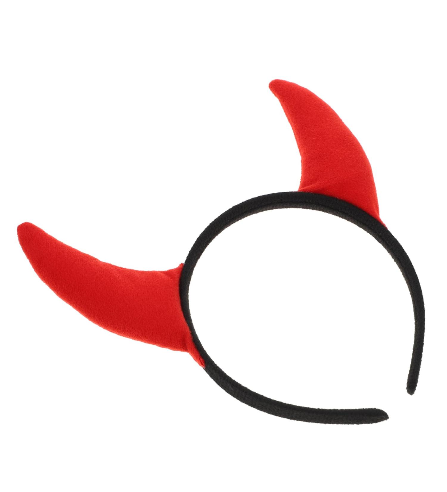 ABOOFAN Horn Headband Halloween Headbands for Women Halloween Horns Headband Cow Horn Headdress Devil Costume for Women Ladies Devil Costume Devil Cosplay Costume Plastic Props Photo Child - Buy Online on SooperMarket.com