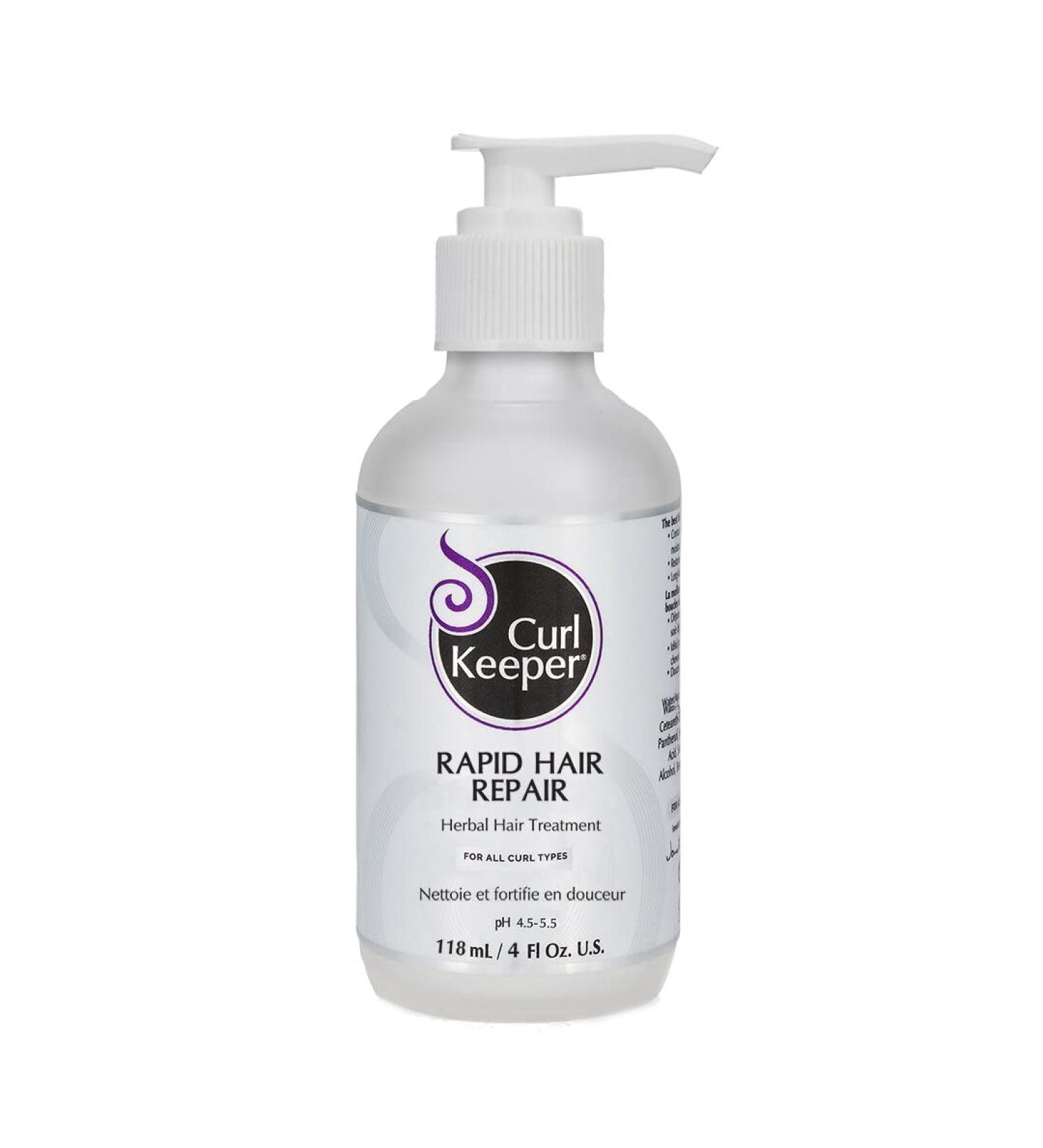 Curl Keeper Rapid Hair Repair 4oz/180ml - Herbal Treatment for Damaged and Colour-Treated Curls - Buy Online on SooperMarket.com