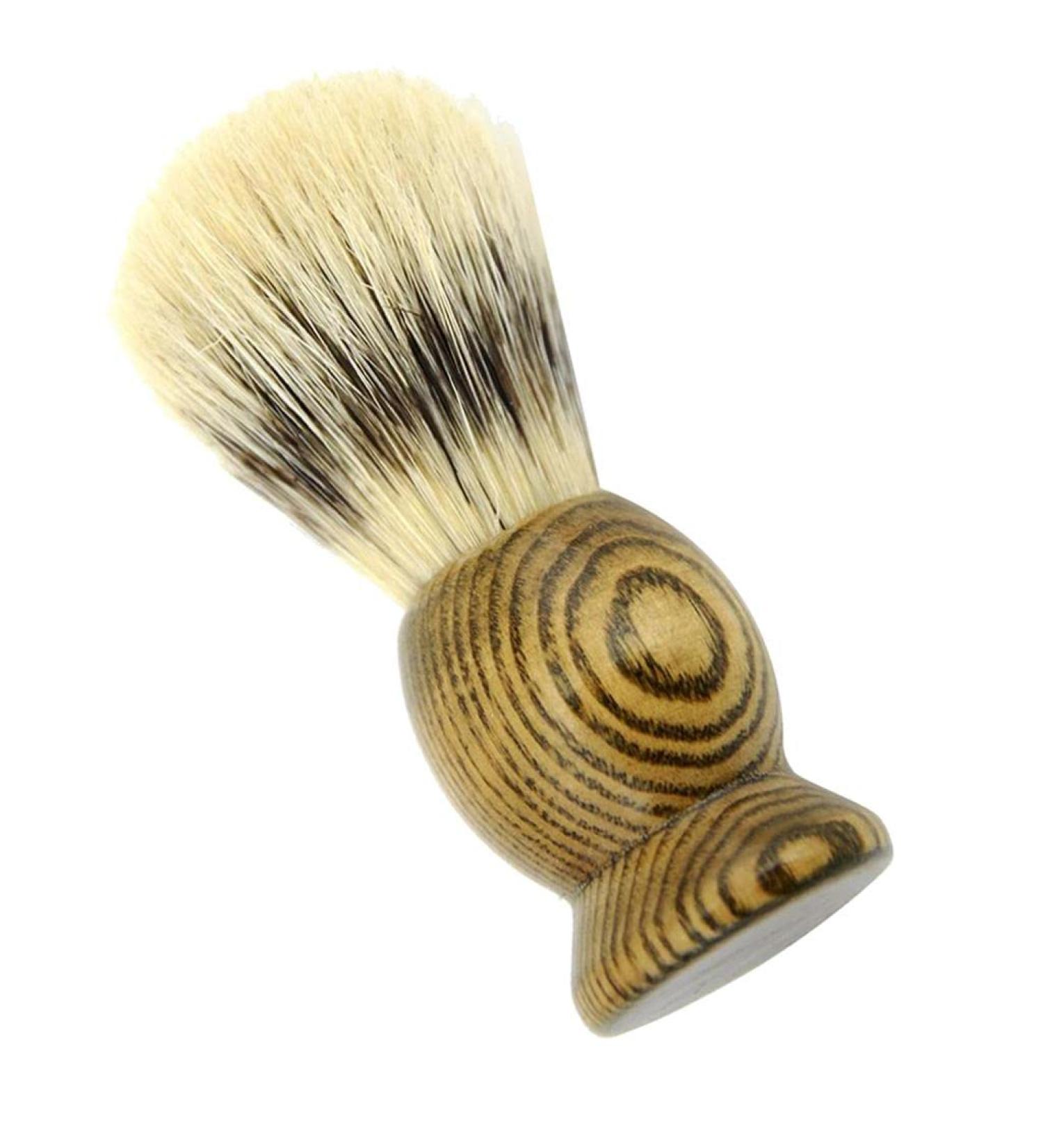 Perfeclan Vintage Men Shaving Brush & Women Makeup Brush Travel Set | High-Quality Wooden Handle for Perfect Shave & Makeup - Buy Online on SooperMarket.com