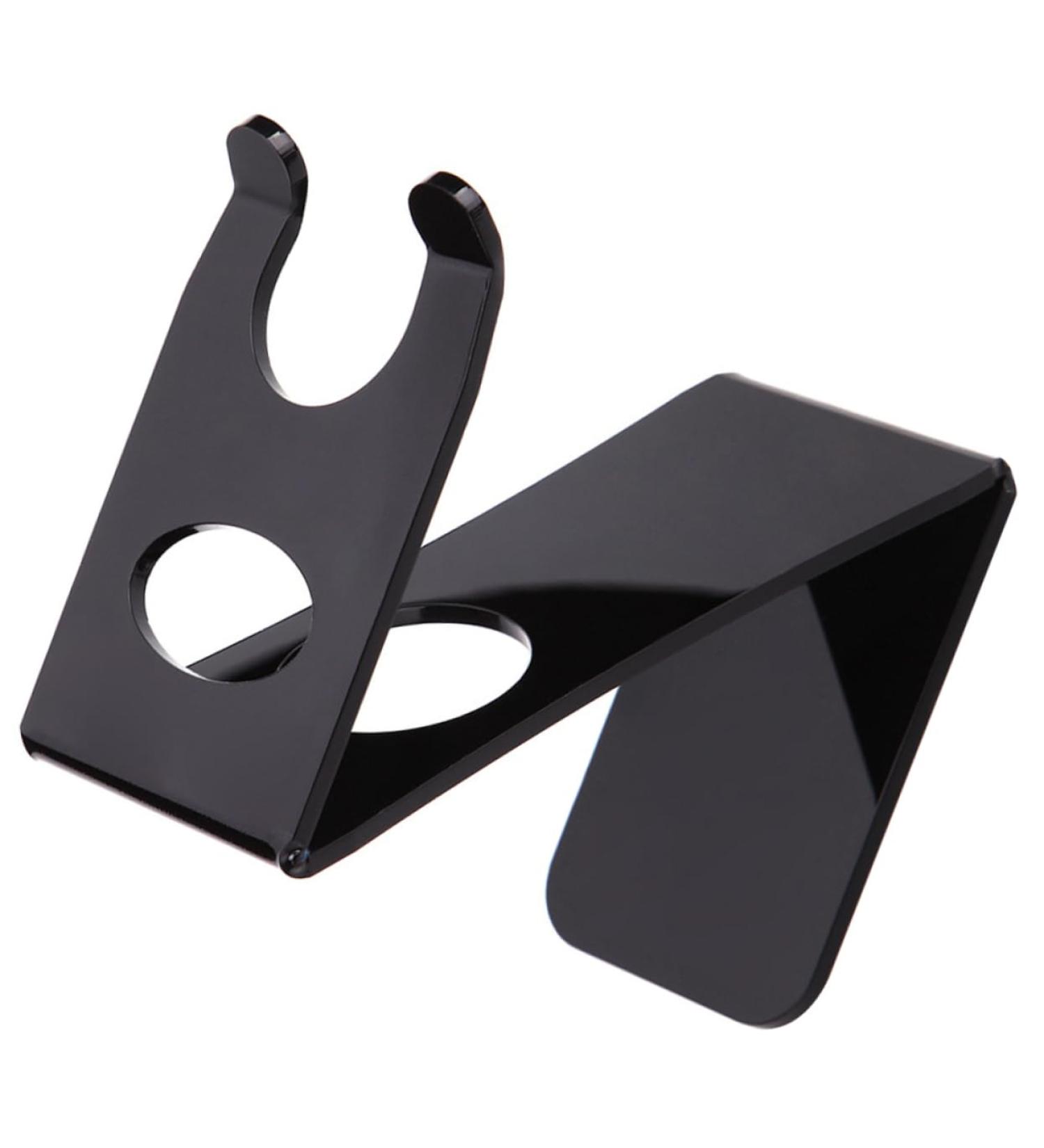 Angoily Razor Stand | Salon Beauty Tool & Brush Rack for Men | Acrylic Shaver Holder & Beard Brush Stand - Ideal Hairdressing Accessories - Buy Online on SooperMarket.com