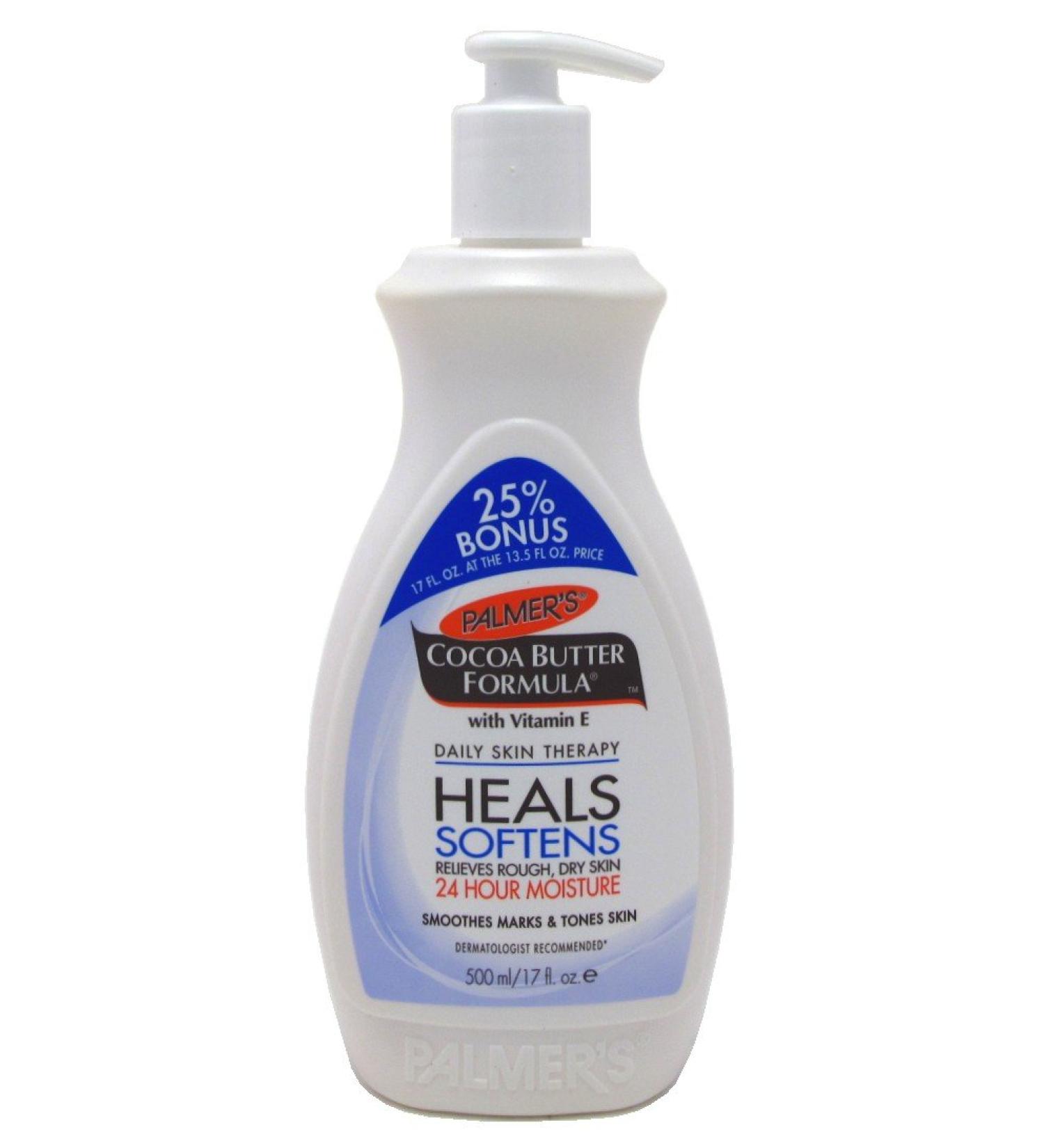 Palmers Cocoa Butter Lotion With Vitamin-E 17 Ounce Bonus (500ml) (Pack of 2)
