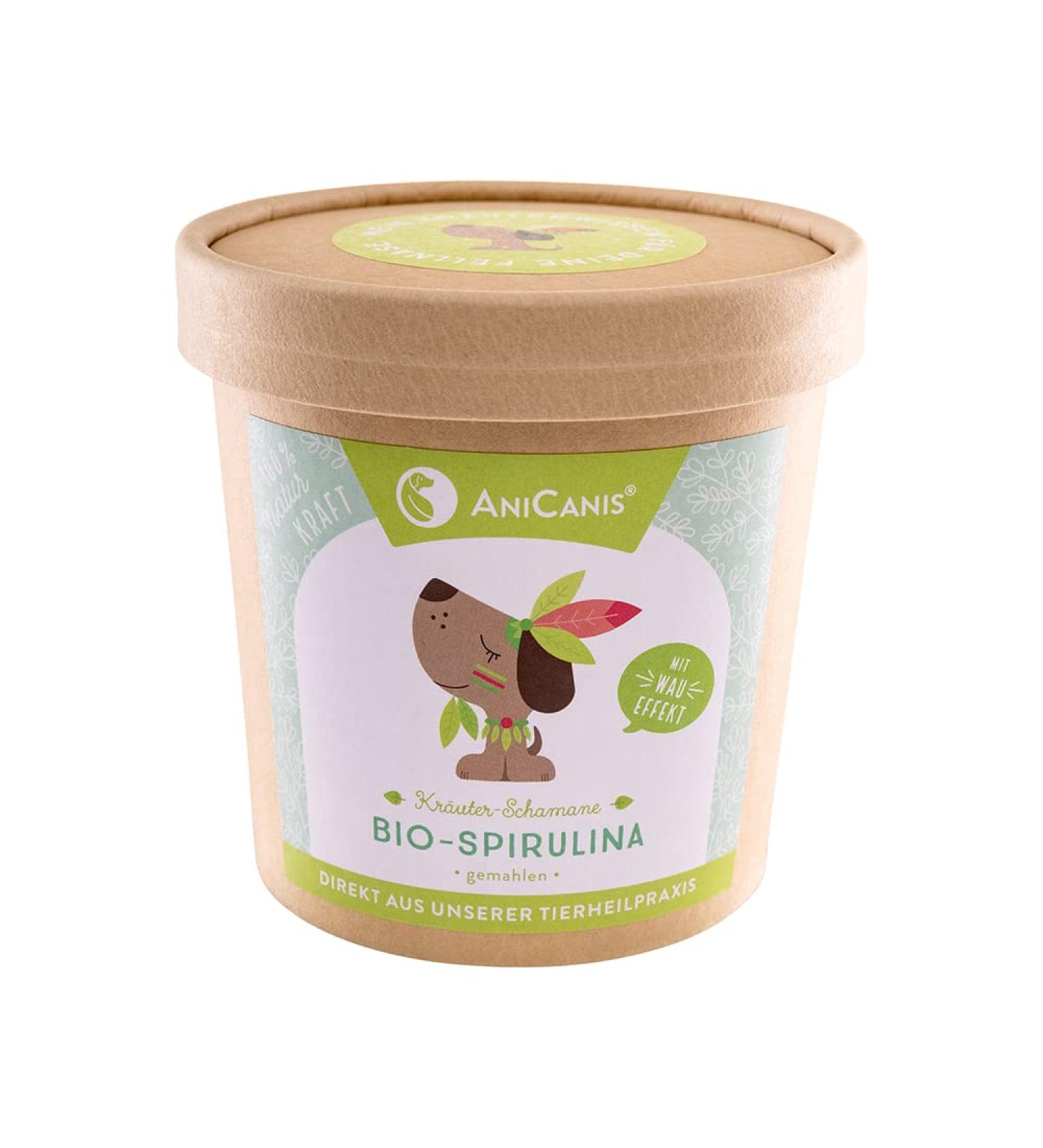 Anicanis Bio Spirulina for Dogs & Cats - Nutritional Supplement for Immune System Skin & Fur - 150g Algae Powder - Buy Online on SooperMarket.com
