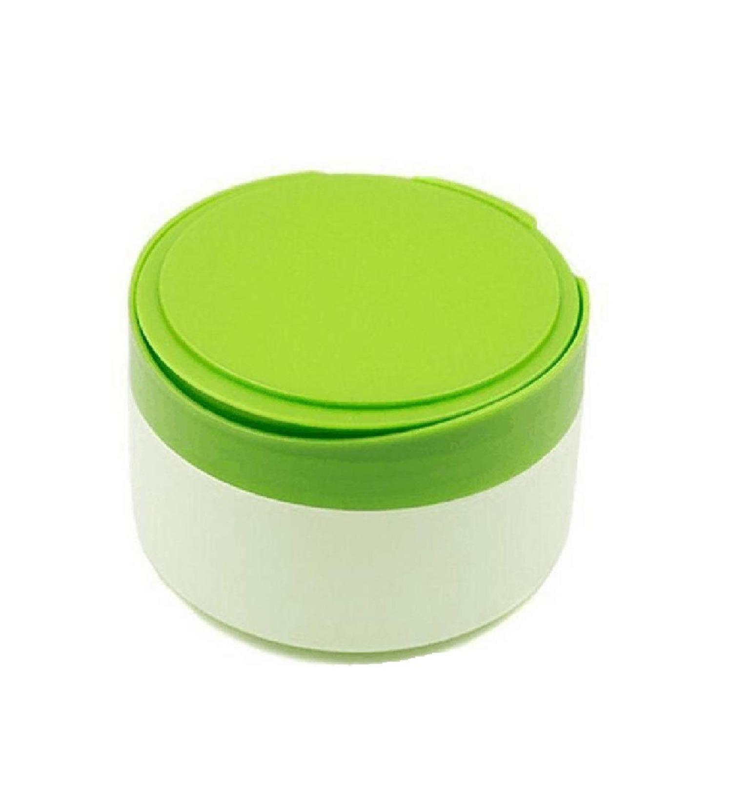 Travel-Friendly Baby Powder Container - Refillable Plastic Bath Powder Tank with Sieve - Portable Talcum Powder for Home & Travel (Green) - Buy Online on SooperMarket.com