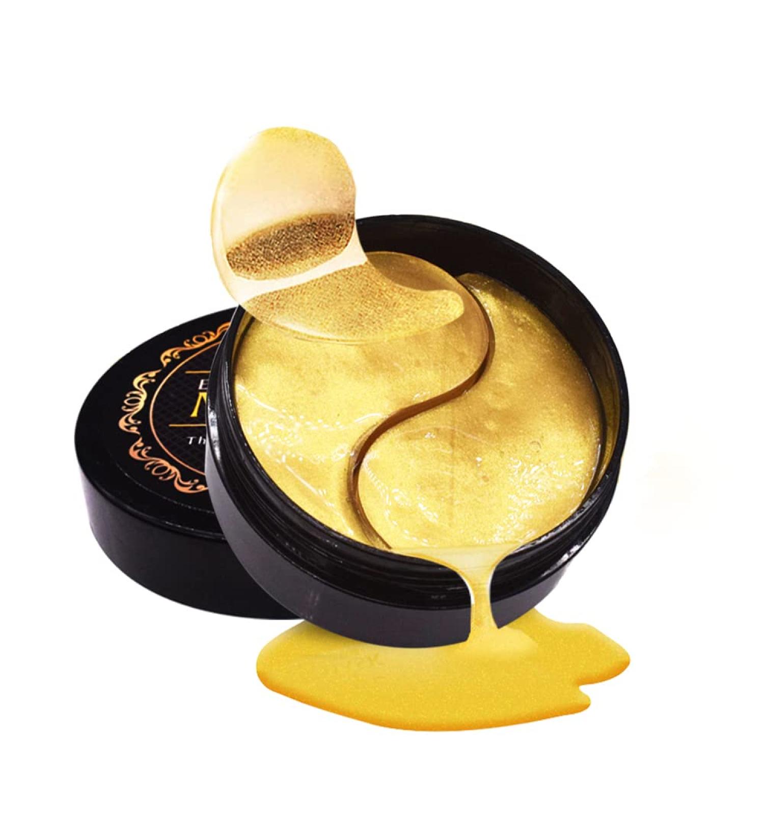 24K Gold Under Eye Patches - 30 Pairs for Dark Circles, Puffiness, Bags, and Wrinkles | Collagen Eye Masks - Buy Online on SooperMarket.com