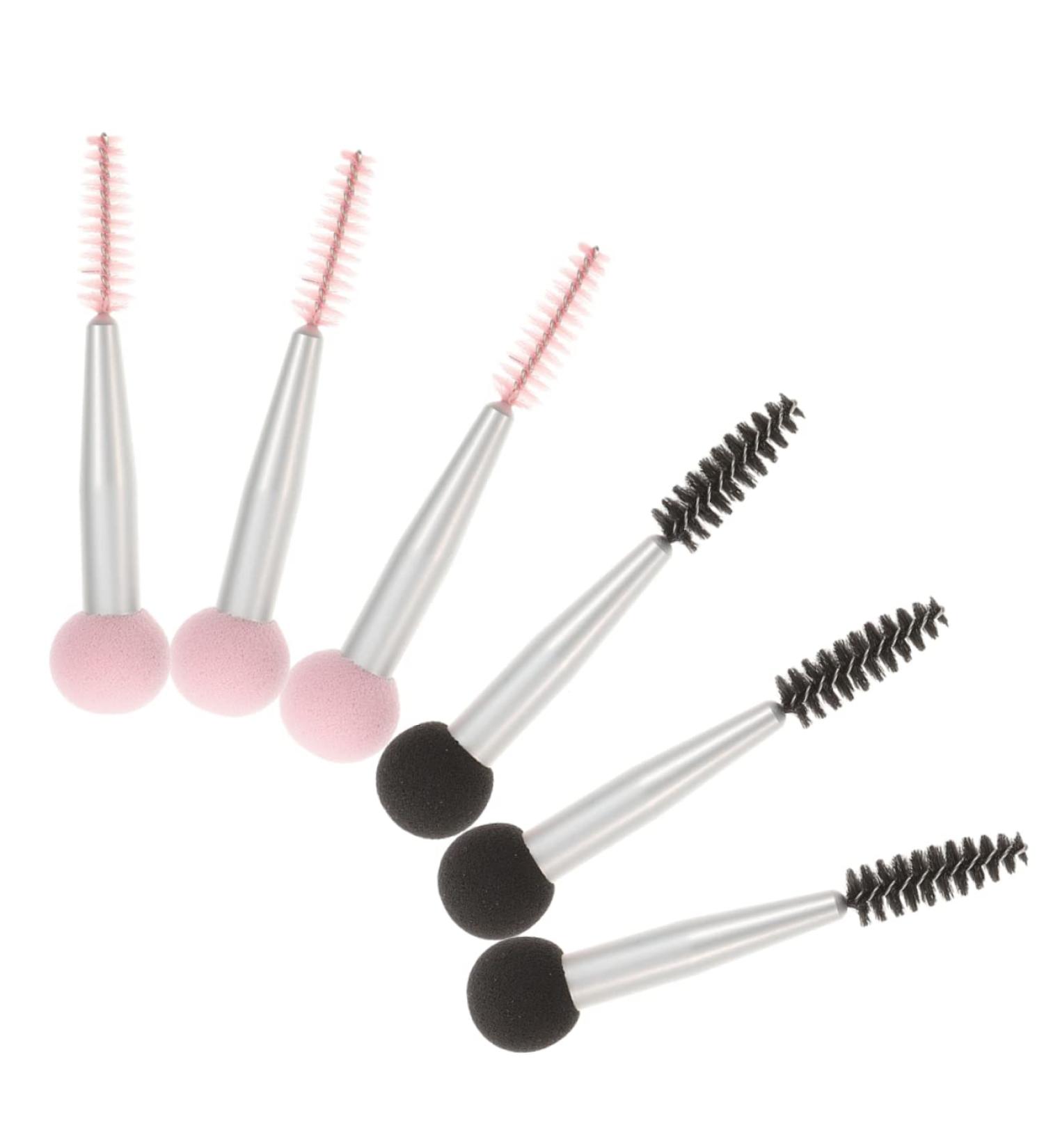 Gogogmee 6pcs Sponge Makeup Brush Eyebrow Sponge Brush Eyelash Mascara Make up Sponges Makeup Puffs Nylon - Buy Online on SooperMarket.com