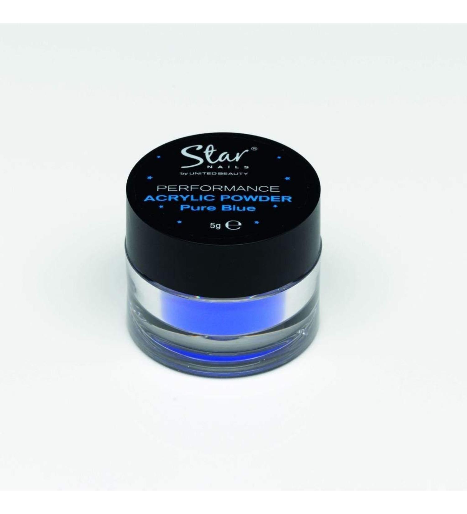 Star Nails Performance Acrylic Powder Pure Blue 5g 5g Blue - Buy Online on SooperMarket.com