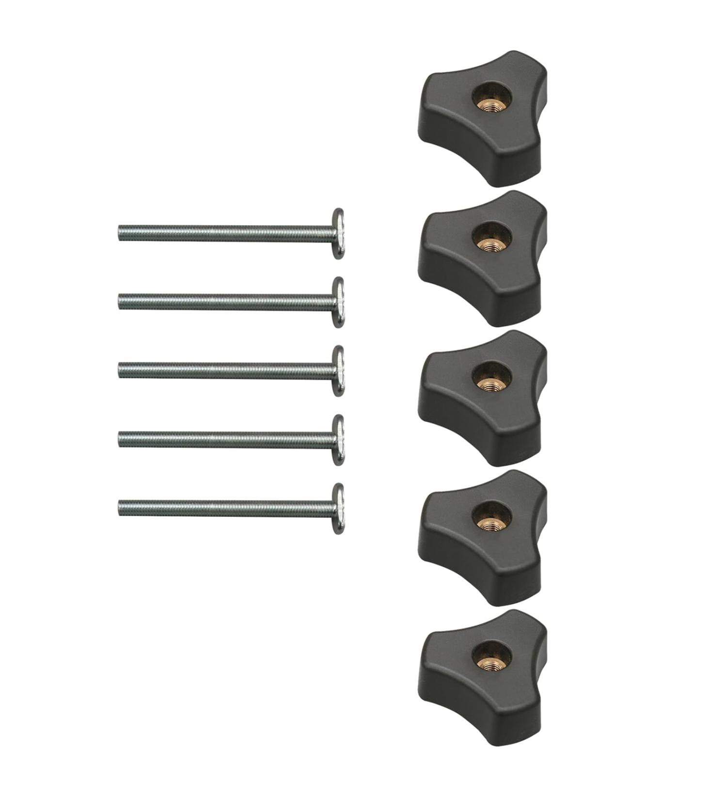 LUOFENG screw Bolt 10Pcs/Set T Shaped Bolt Accessories with Plastic T Nuts T Track Bolts Knob Set - Buy Online on SooperMarket.com