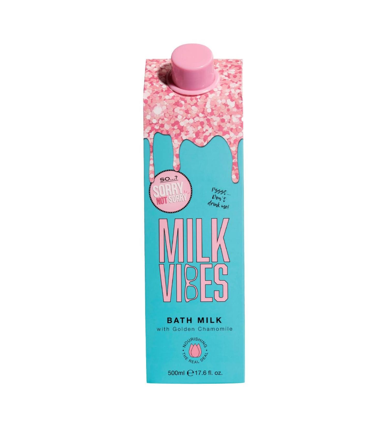 Golden Chamomile Infused Nourishing Bath Milk - Vegan & Cruelty Free (500ml) - Buy Online on SooperMarket.com