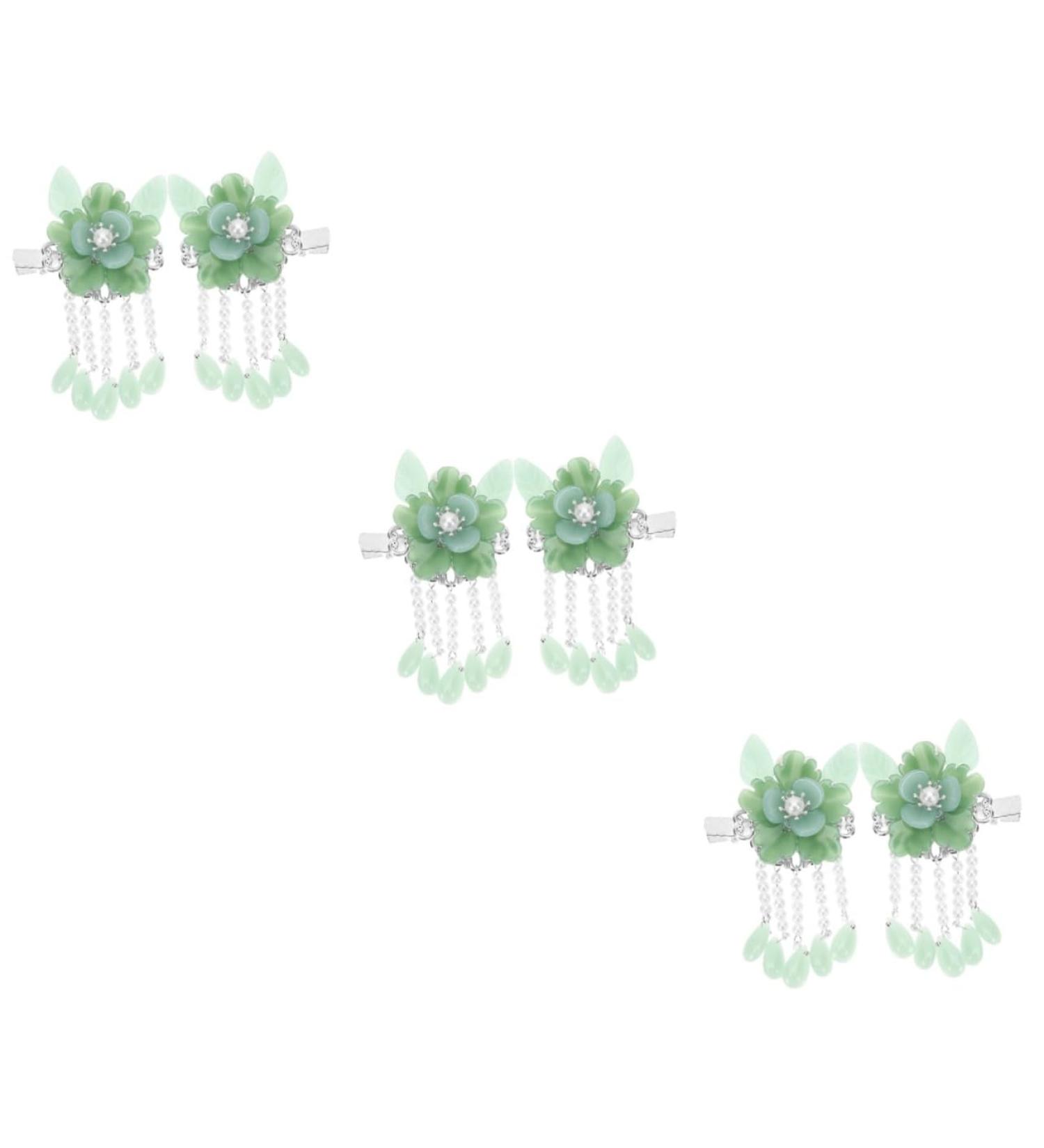 FOMIYES 3 Pairs Antique pair clip bride hair clip bill hair clips for women vintage hair clips hair accessories kimono hair barrettes hair bedazzler flower hair clip vintage hairpins - Buy Online on SooperMarket.com