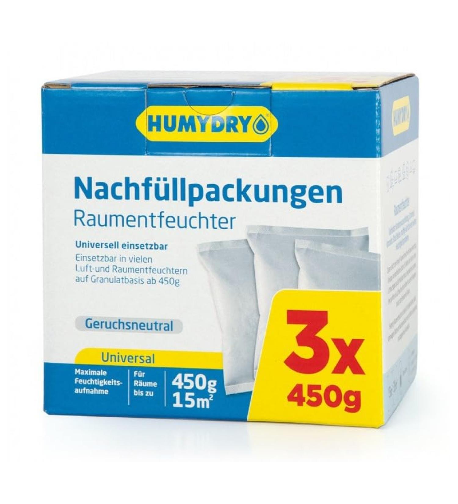 Humydry - refill packs 3x450g