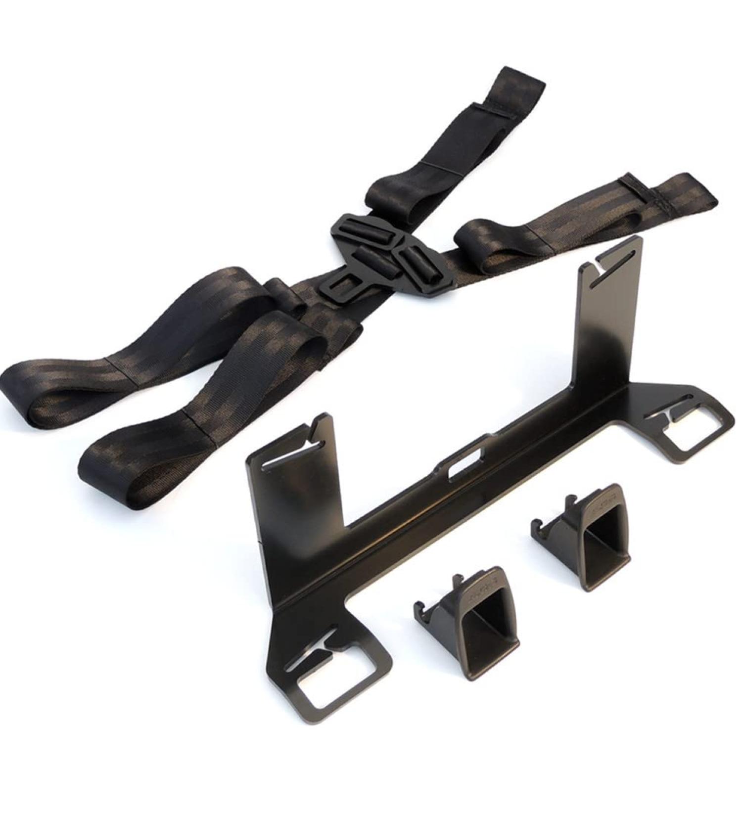 Universal Child Safety Seat Belt Thicken Bracket Mount Base ISOFIX Latch Interface - Black - Buy Online on SooperMarket.com