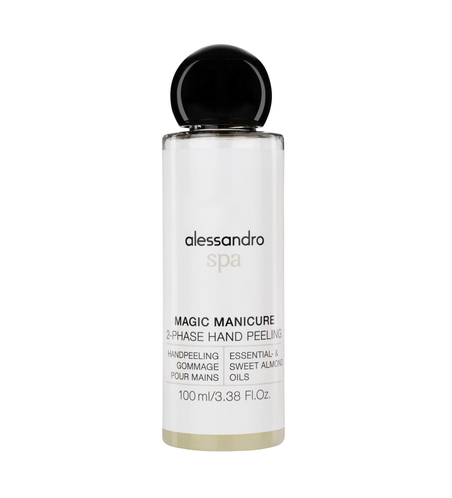 Alessandro Spa Magic Manicure 2-Phase Peeling - Hand Peeling & Care with Almond Oil 100ml | International Shipping Available - Buy Online on SooperMarket.com