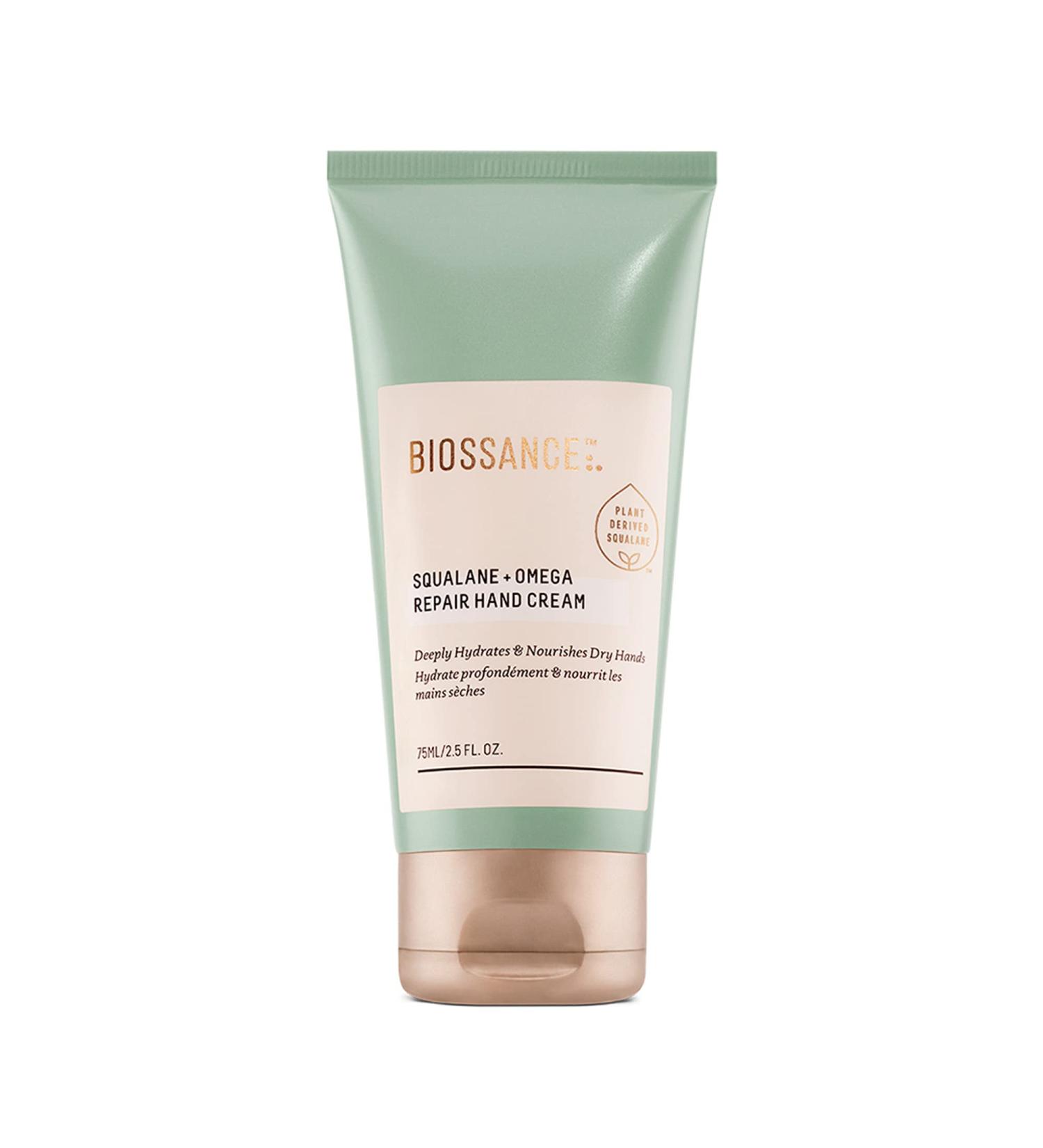 Biossance Squalane + Omega Repair Hand Cream - 2.5 oz: Deeply Moisturizing Hand Repair Treatment - Buy Online on SooperMarket.com