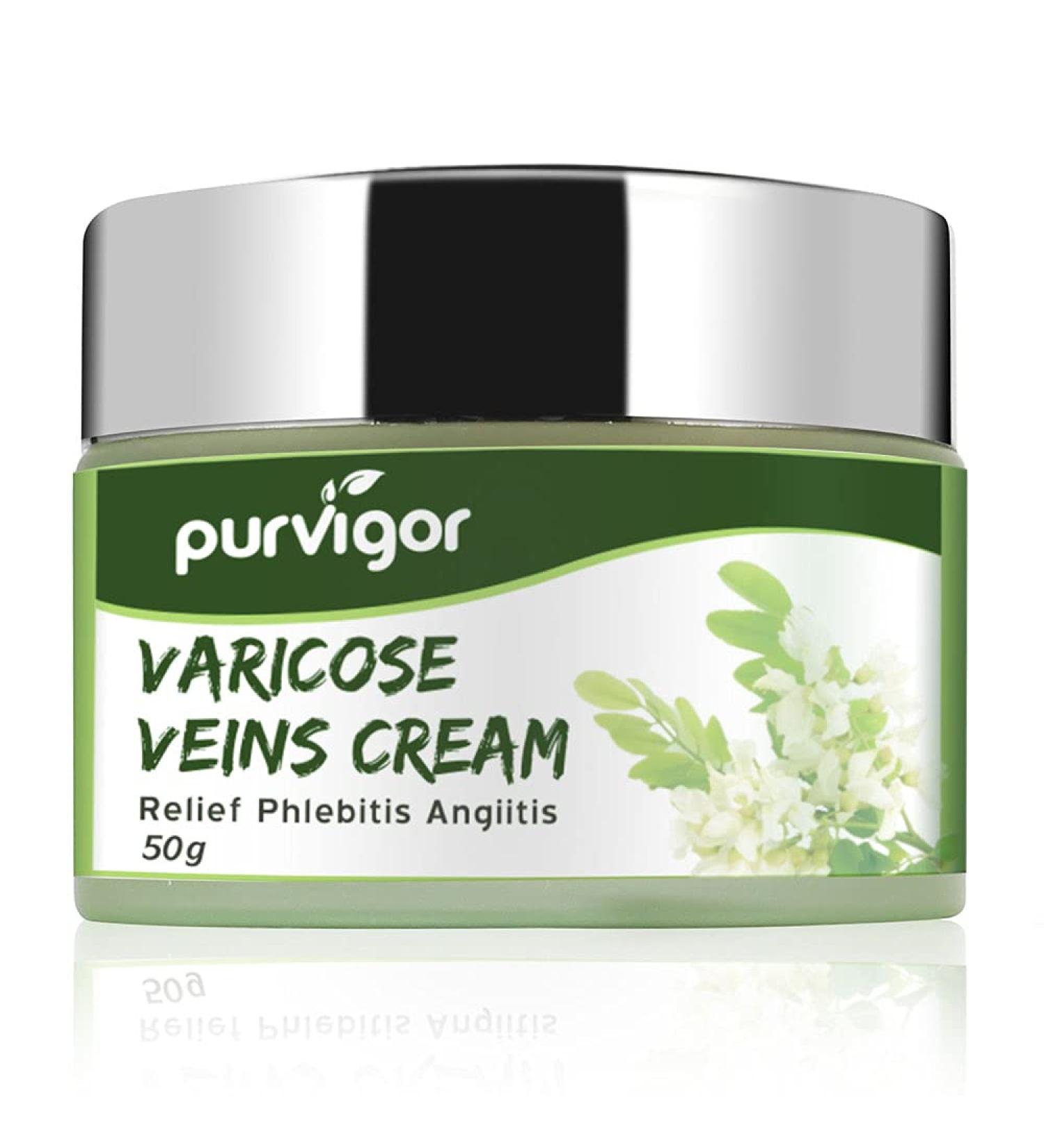 Purvigor Varicose Vein Cream - Eliminate Spider Veins & Phlebitis Angiitis on Leg, Body & Arms - Buy Online on SooperMarket.com