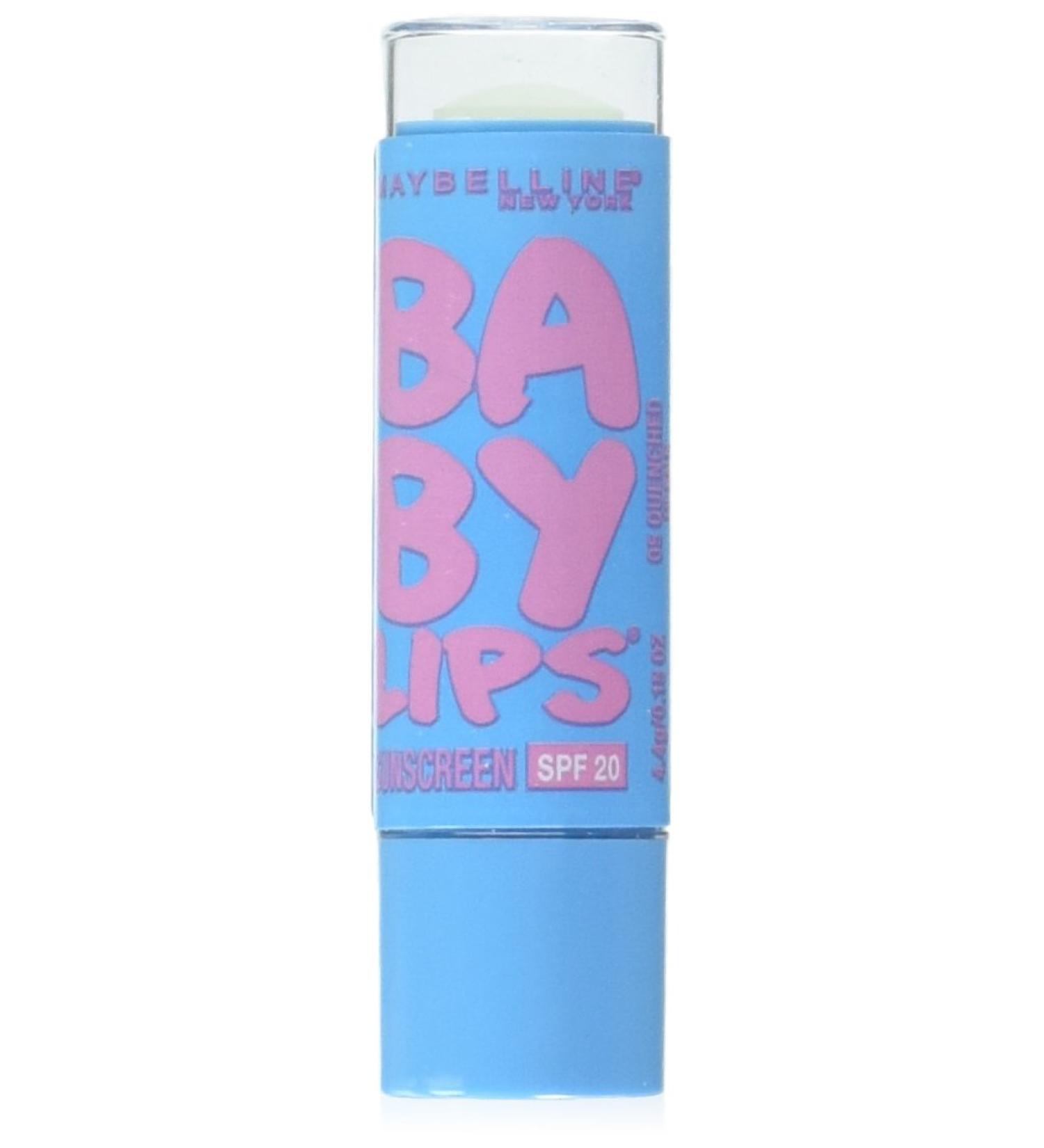 Maybelline Baby Lips Moisturizing Lip Balm Stick SPF 20 - Quenched 0.15 Ounce