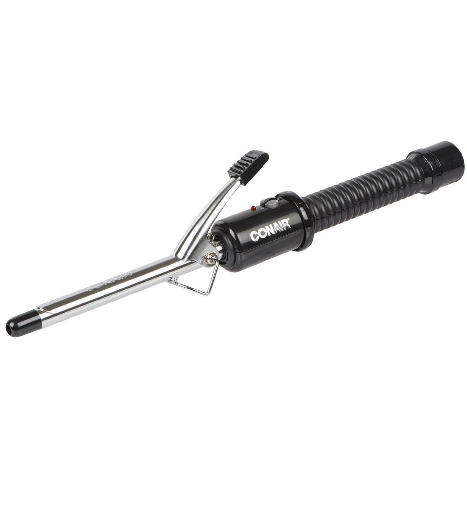 1/2 Inch 40 Heat Settings Auto Shutoff Ceramic Curling Iron - Silver | International Shipping Available - Buy Online on SooperMarket.com