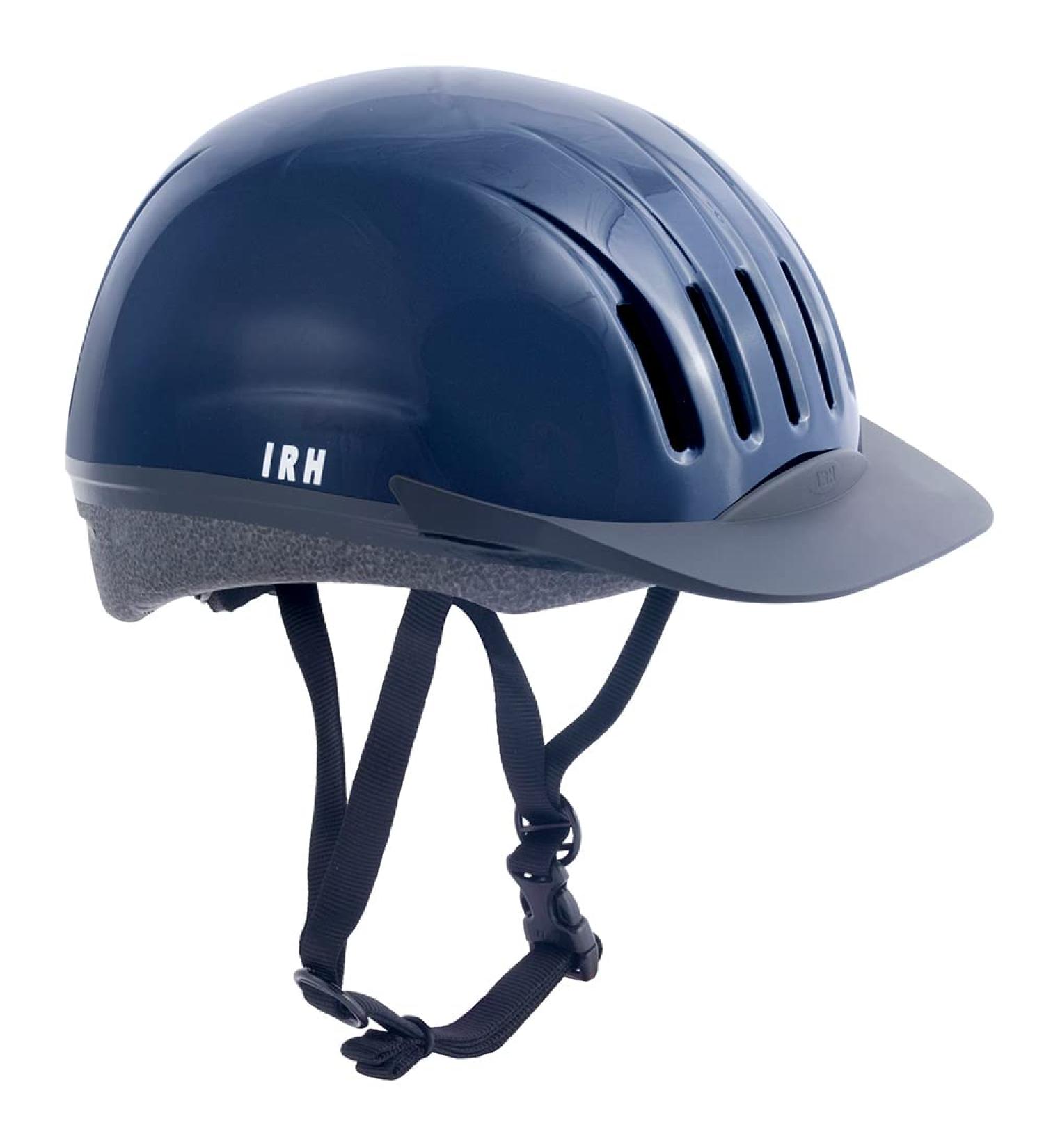 IRH Sport Horseback Riding Safety Washable Rear Side Ventilation Equestrian Equi Lite Helmet Navy Small