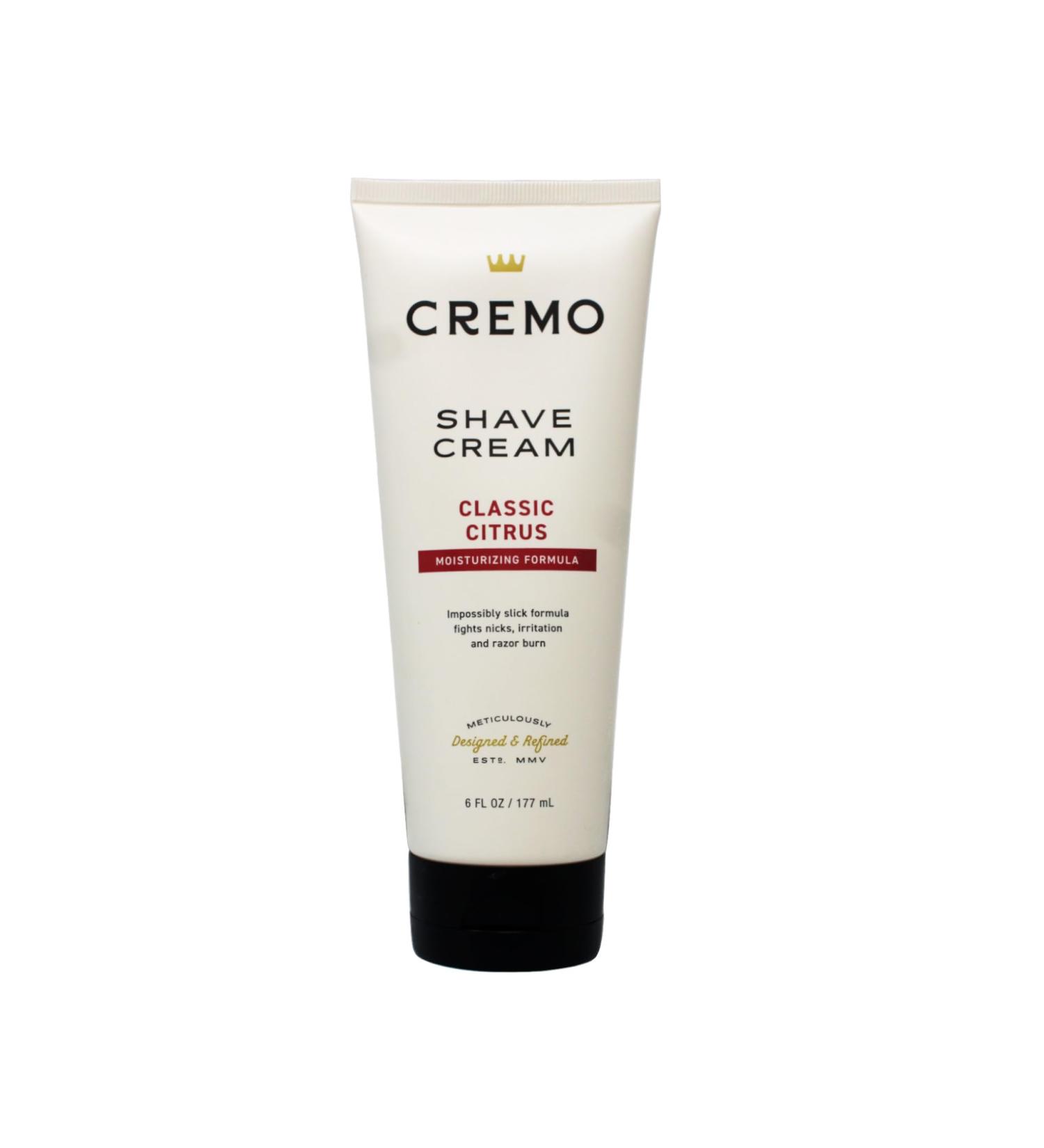 Cremo Classic Citrus Shave Cream - 6 oz (Pack of 7) | Premium Shaving Cream for a Smooth Shave | International Shipping Available - Buy Online on SooperMarket.com