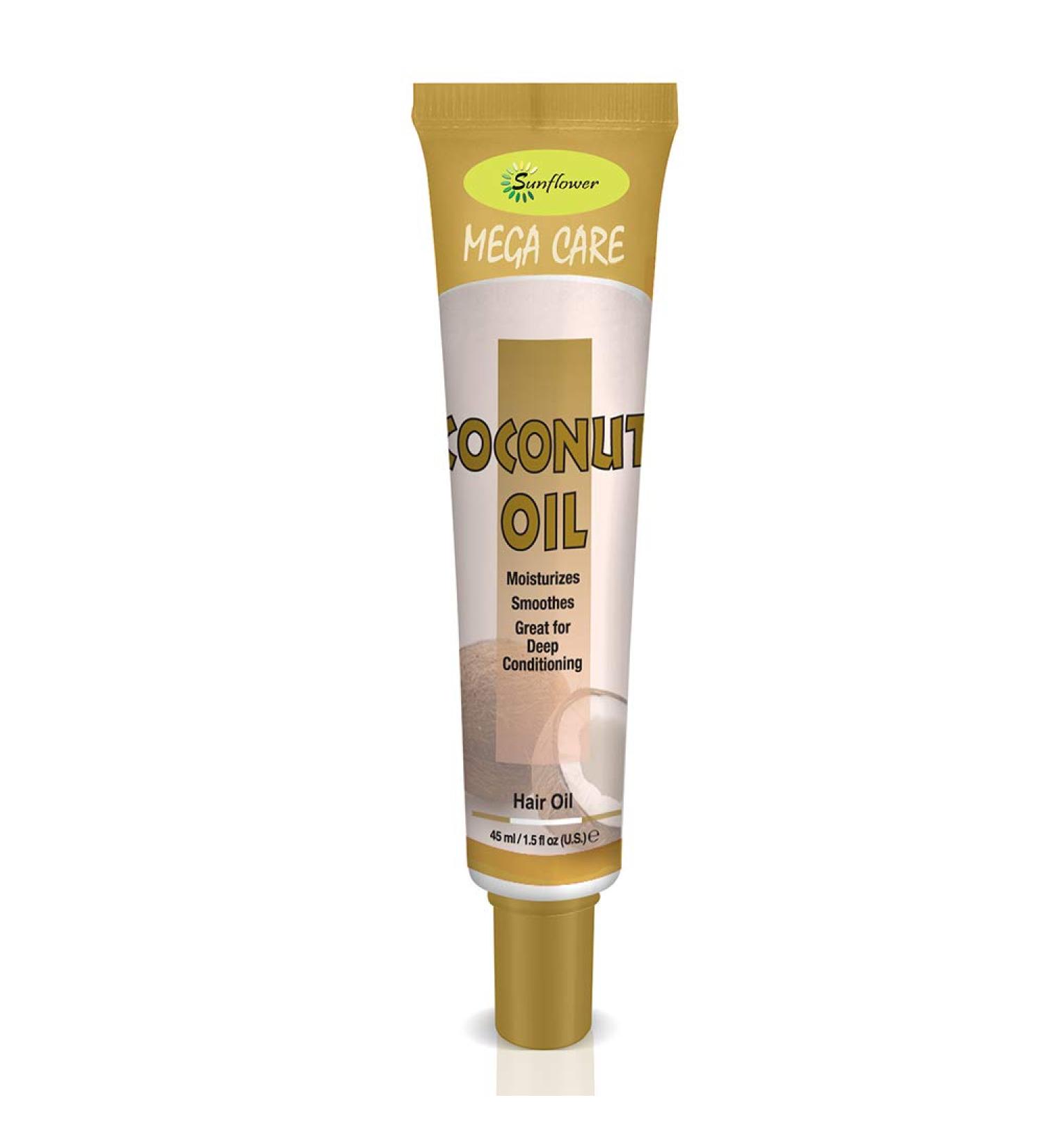 Difeel Mega Care Coconut Oil Hair Oil 1.4 oz (6-Pack) - Buy Online on SooperMarket.com