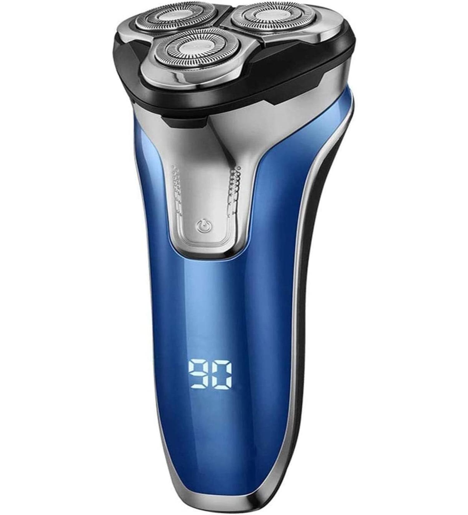 Buy Waterproof Electric Razor for Men - Rechargeable Shaver with Pop-up Trimmer & LED Display | International Shipping Available - Buy Online on SooperMarket.com