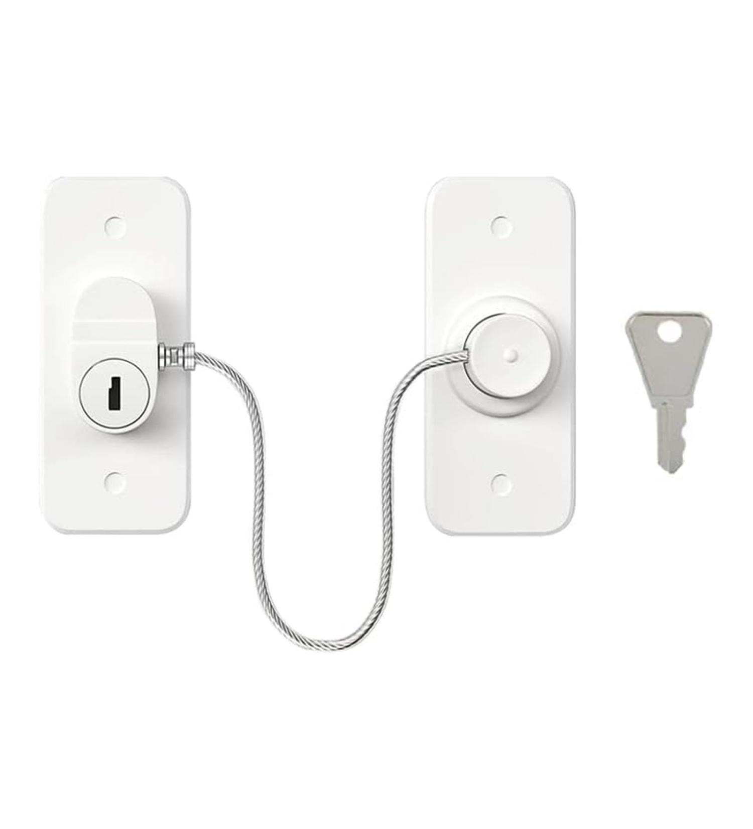 1 Pcs Window Safety Locks Window Door Restrictor Security Lock Child Baby Safety Self Adhesive Security Fridge Door Lock No Punching Pet Window Restrictor Window Locks Child Safety - Buy Online on SooperMarket.com