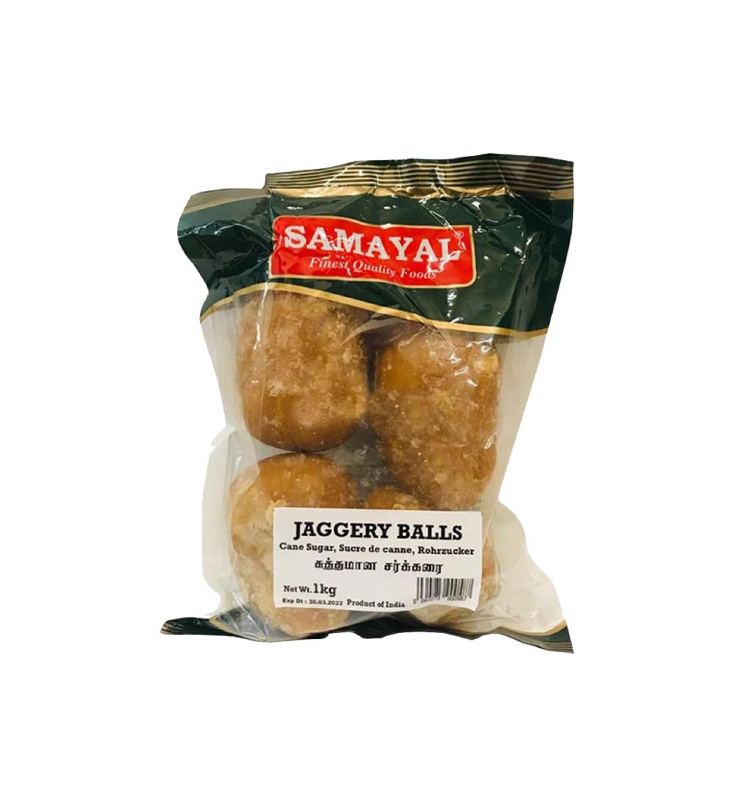 Samayal Jaggery Balls Gold | 1Kg | Natural Sweetener | No Preservatives Added | Indian Origin - Buy Online on SooperMarket.com