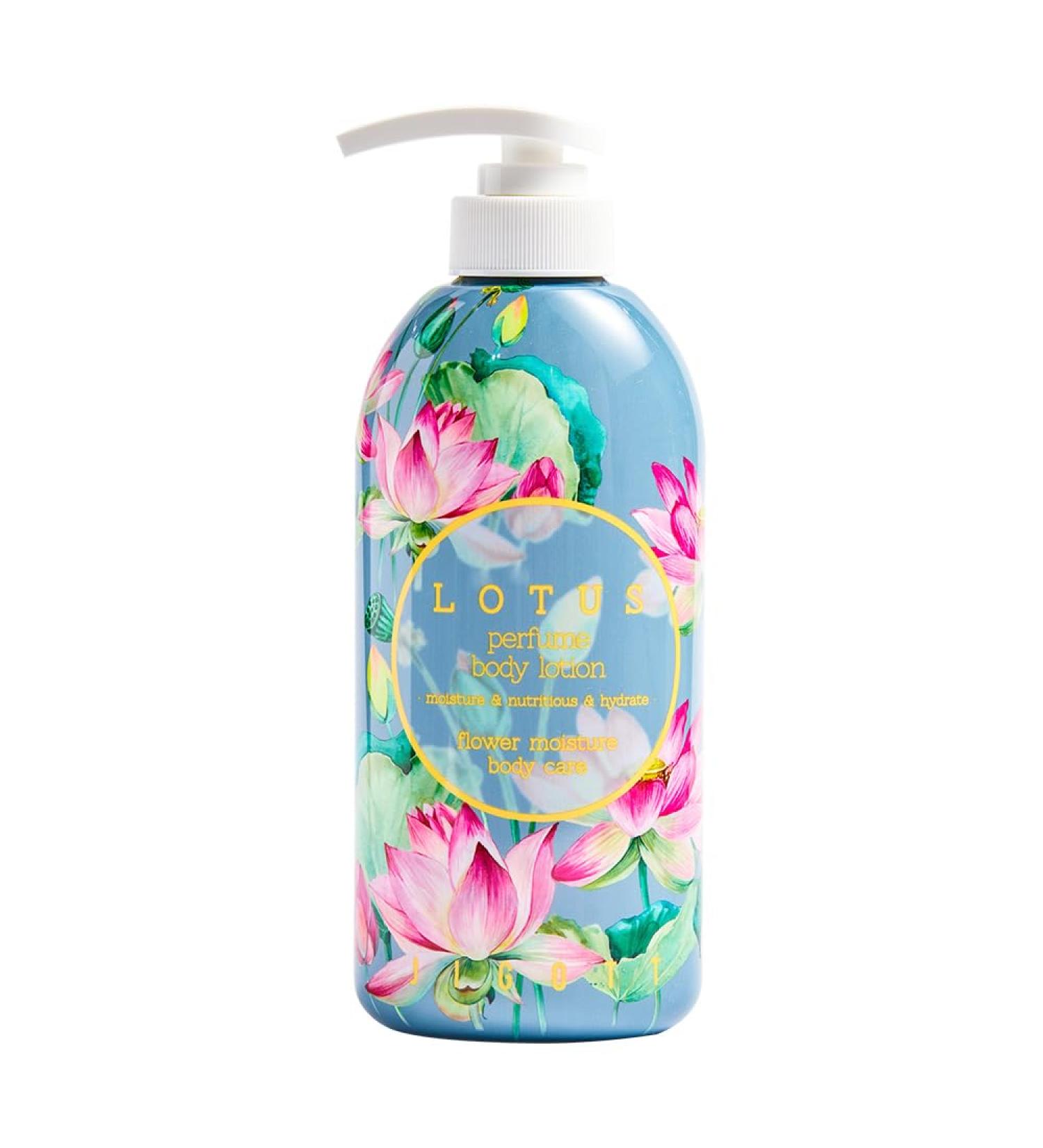 Lotus Perfume Body Lotion 16.9 FL OZ | Nourishing Moisturizer for Glowing Skin - International Shipping Available - Buy Online on SooperMarket.com