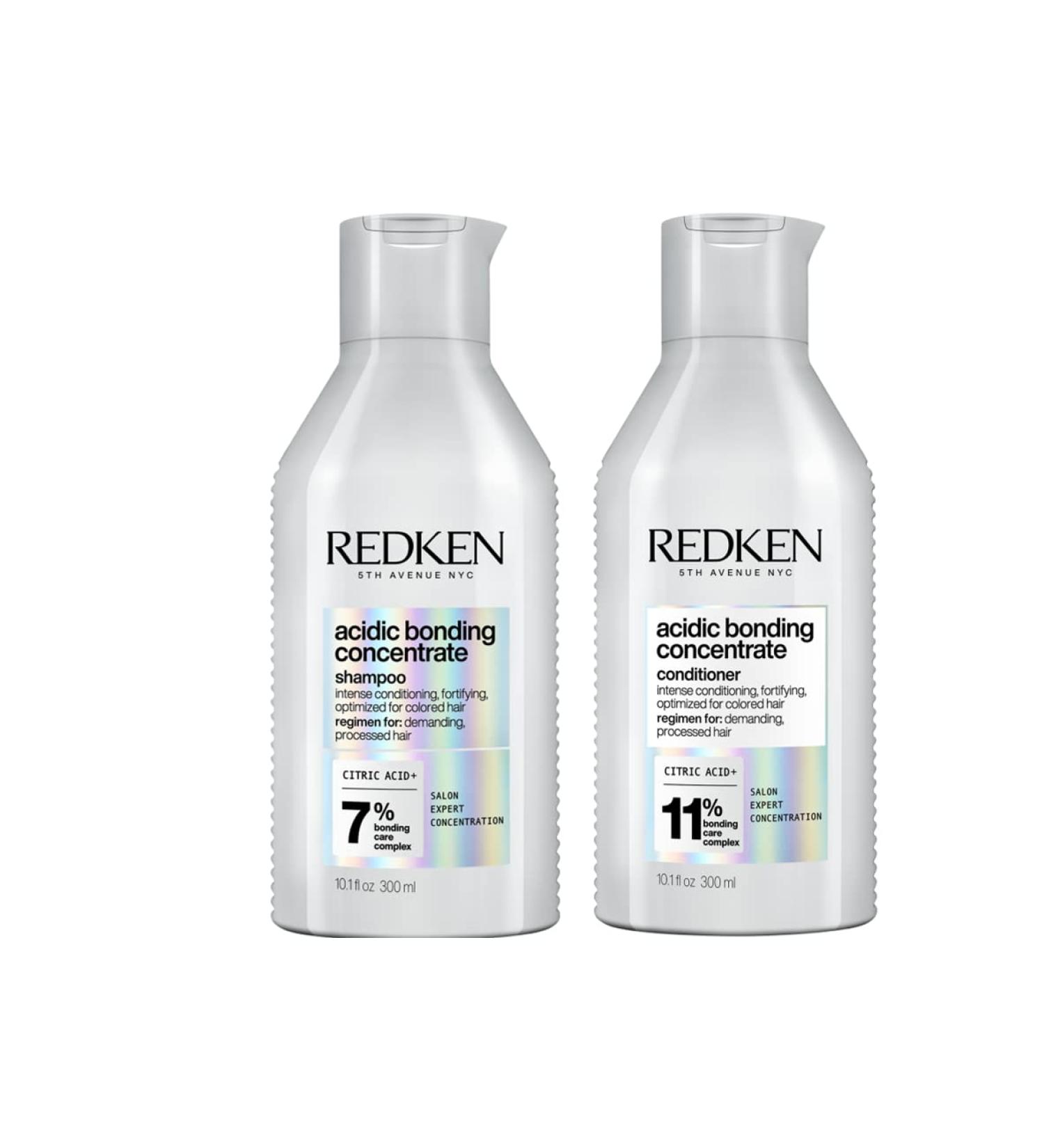 Redken Bonding Shampoo for Damaged Hair Repair - Acidic Bonding Concentrate - 10.1 Fl Oz (Pack of 2) - Buy Online on SooperMarket.com