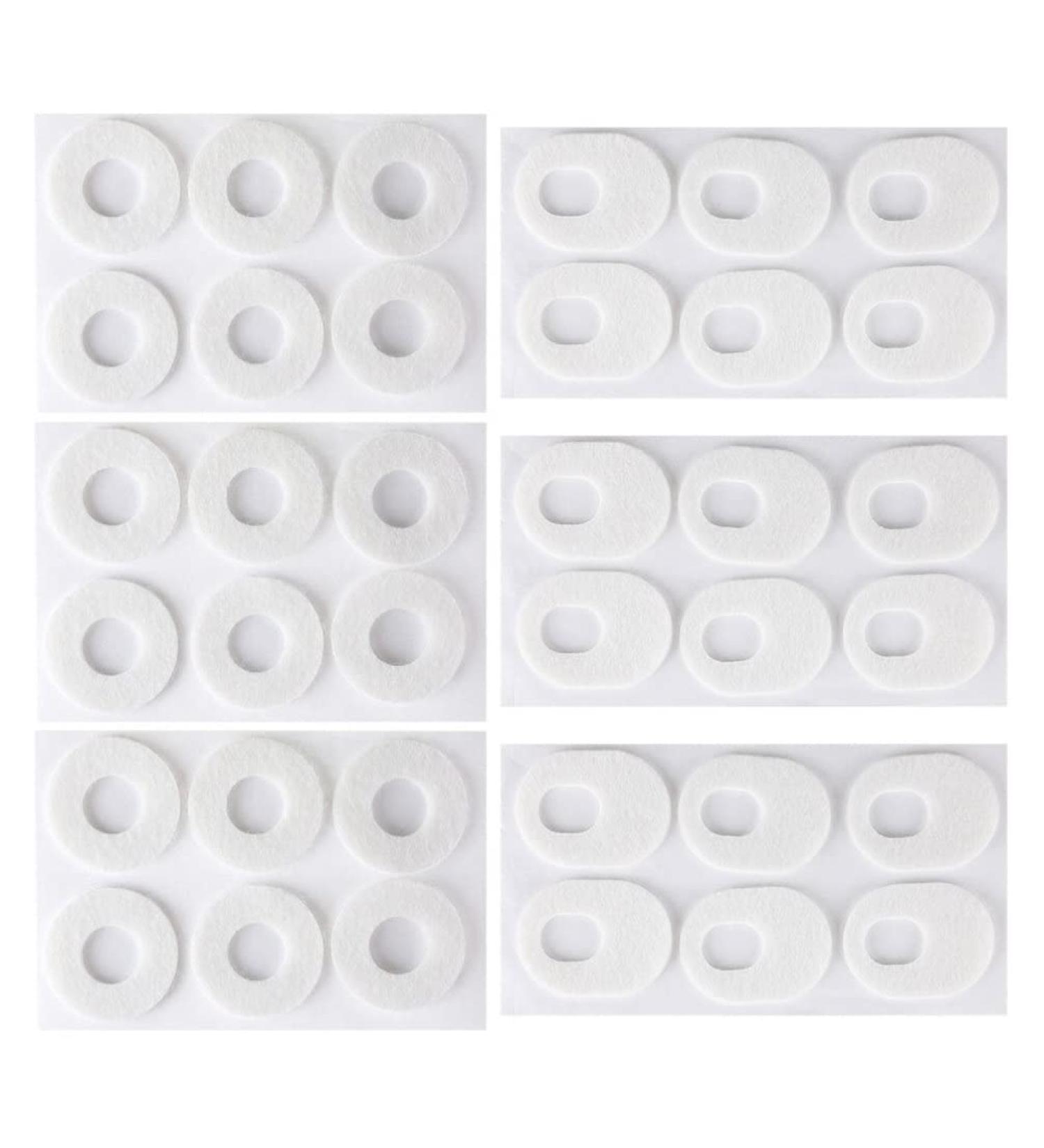 FOMIYES 6Pcs Corn Cushions & Callus Removers - Self-Adhesive Treatment Pads for Foot Care - Toe Protectors to Reduce Pain (White) - Buy Online on SooperMarket.com